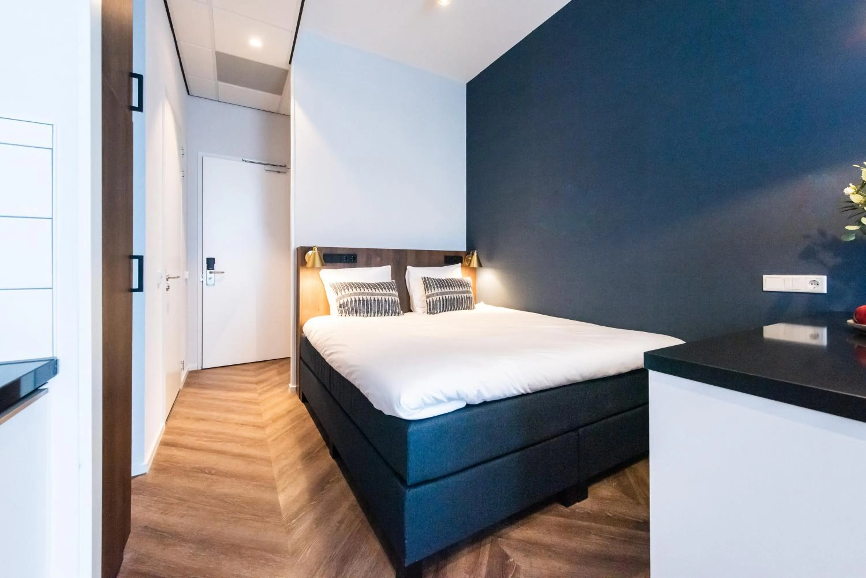 Bed in Numa Amsterdam Docklands