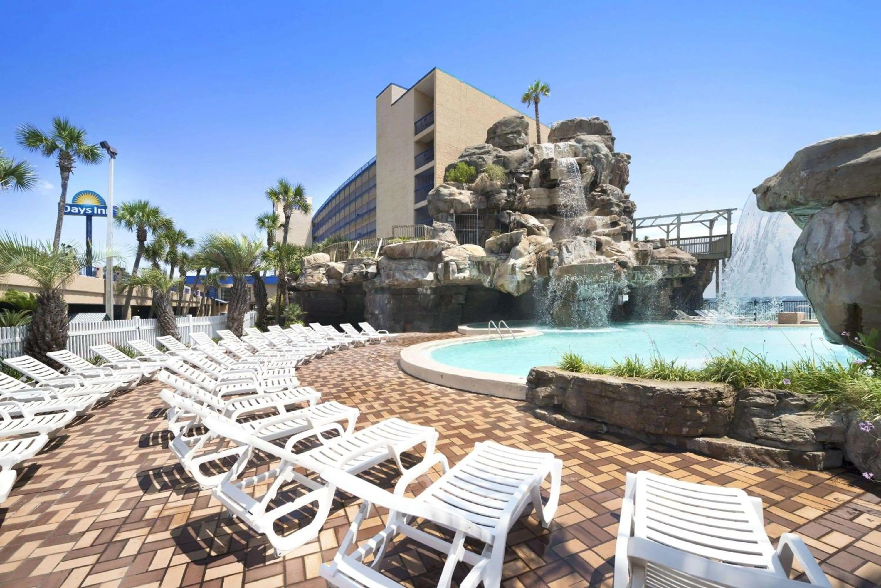 Pool view in Days Inn by Wyndham Panama City Beach Beachfront Resort