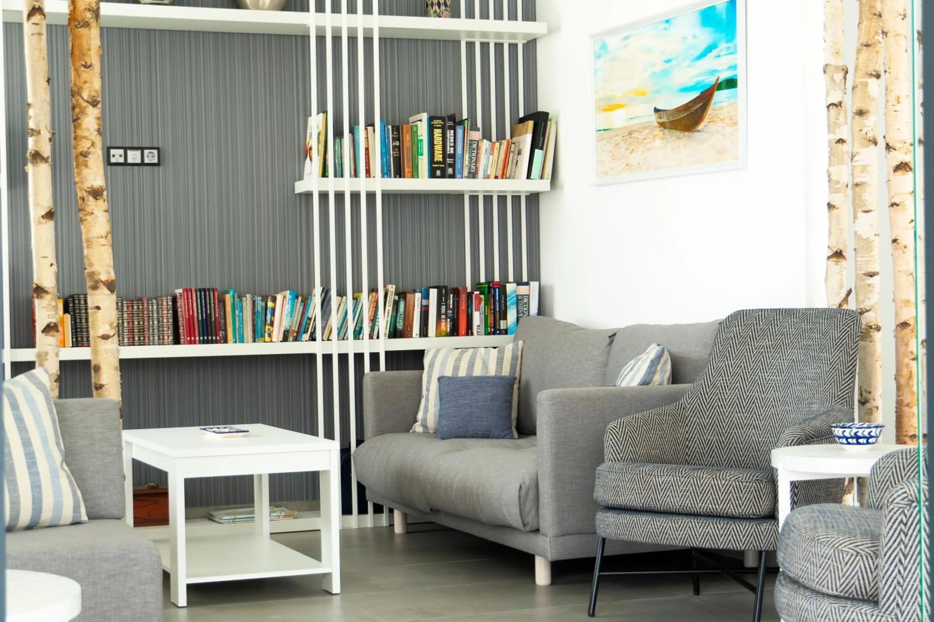 Library in Hotel Playa de la Plata