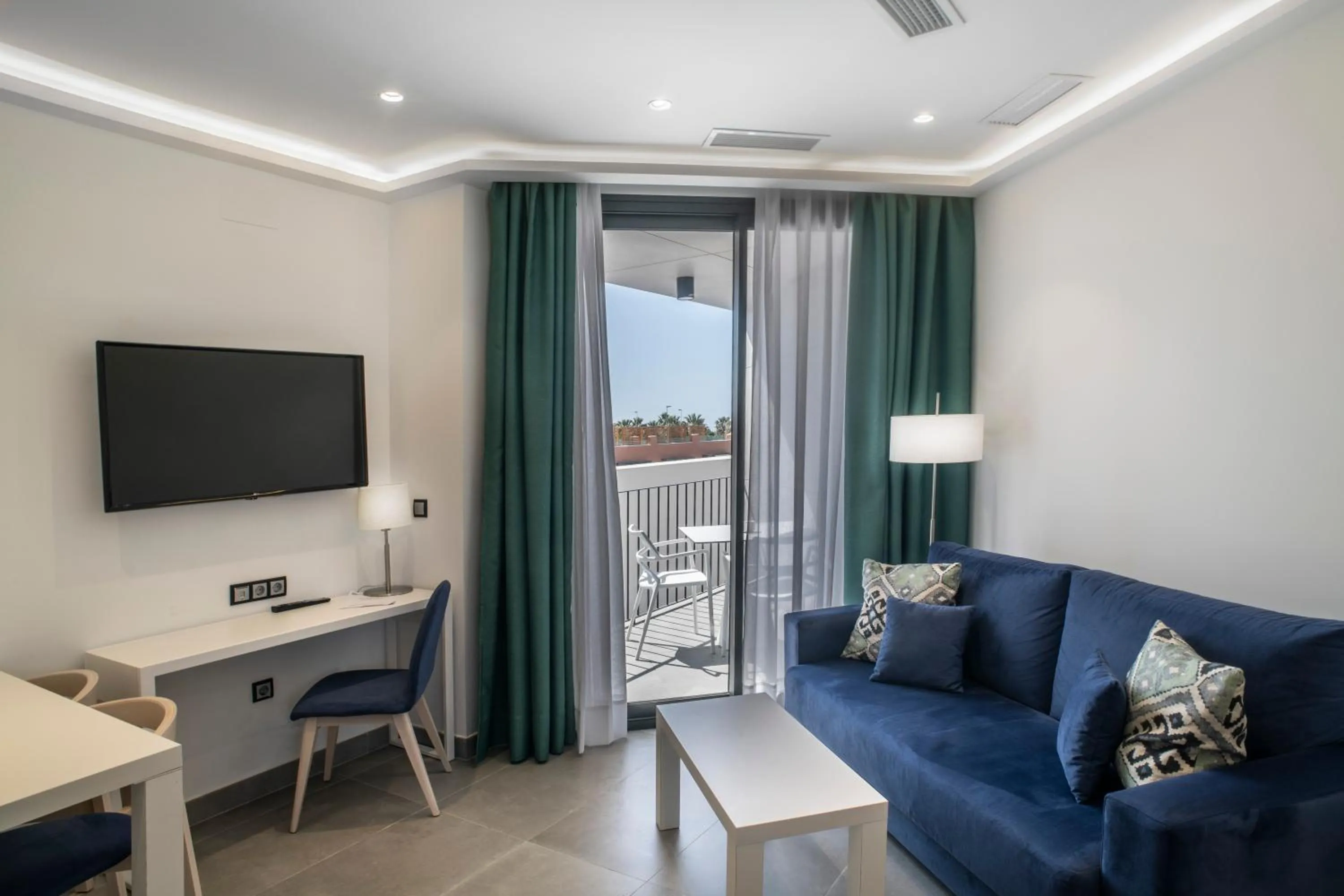Living room in Hotel Playa de la Plata