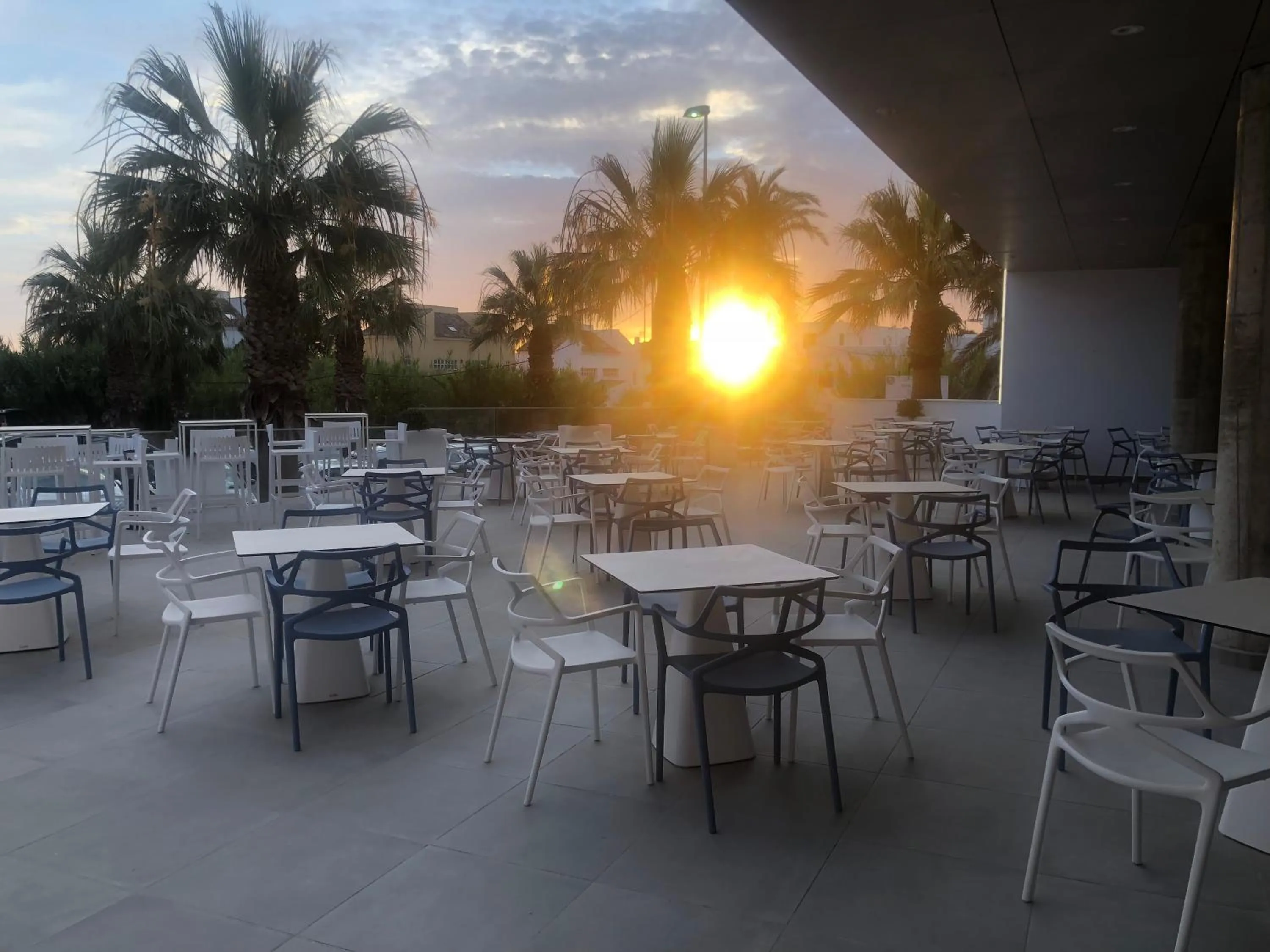 Sunset in Hotel Playa de la Plata