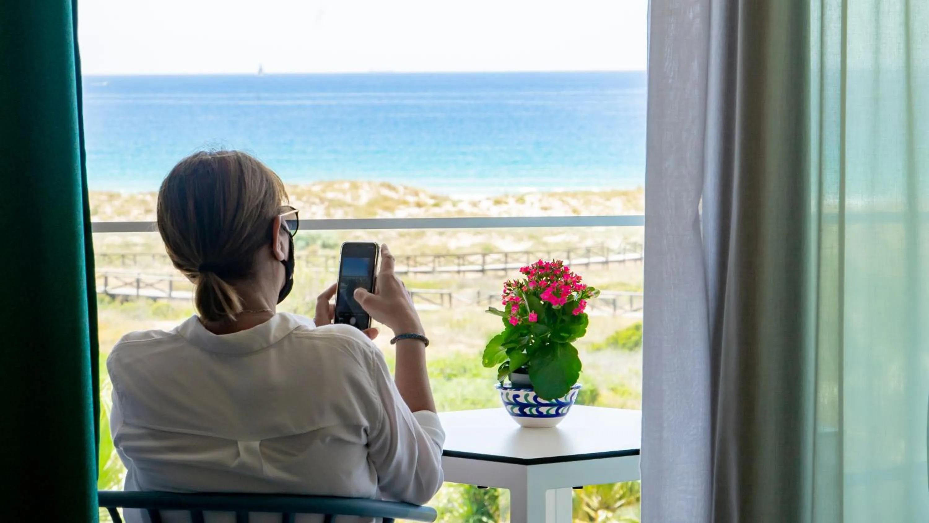 Balcony/Terrace in Hotel Playa de la Plata