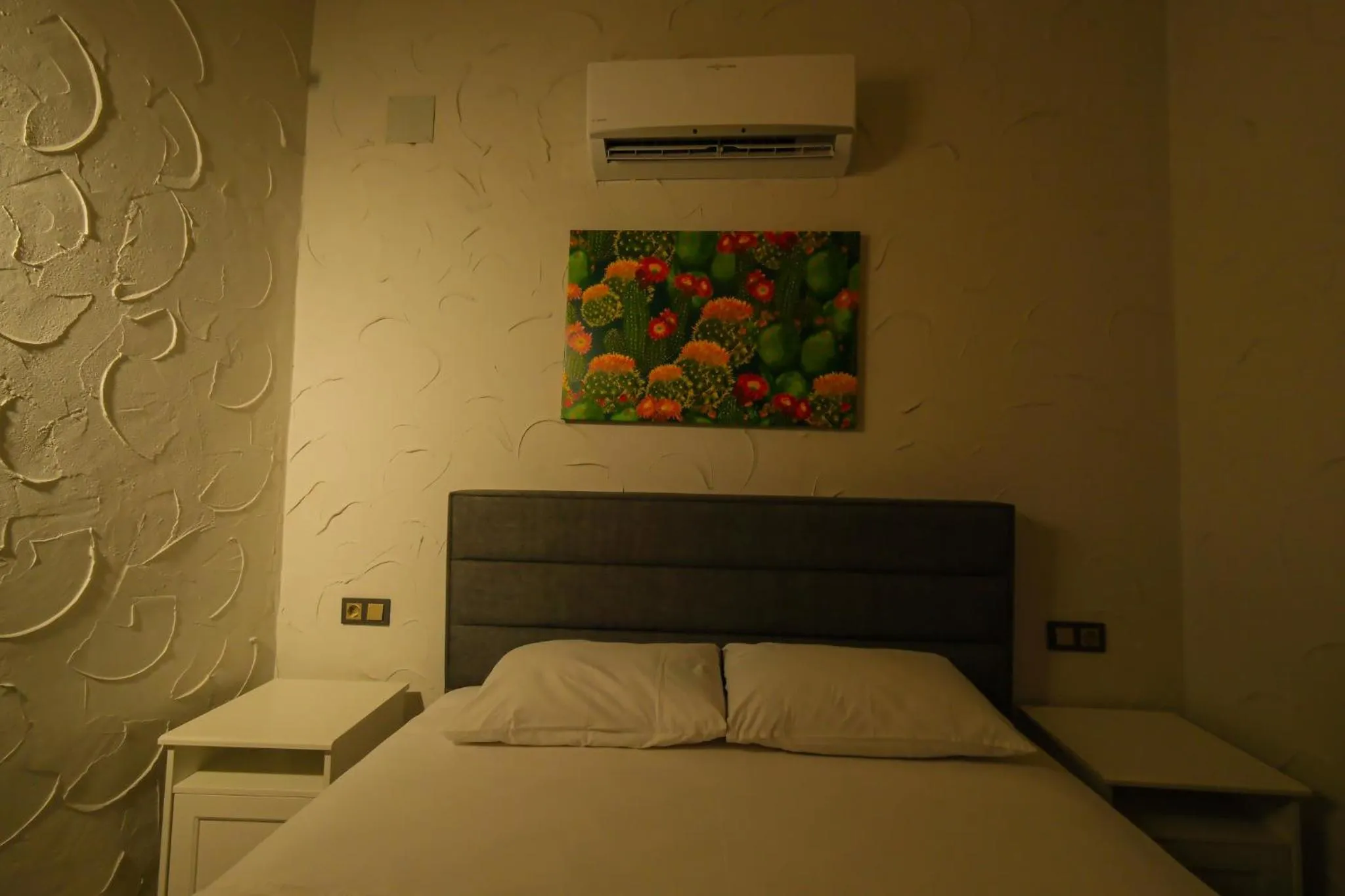 Bed in Kybele Suites Alaçatı