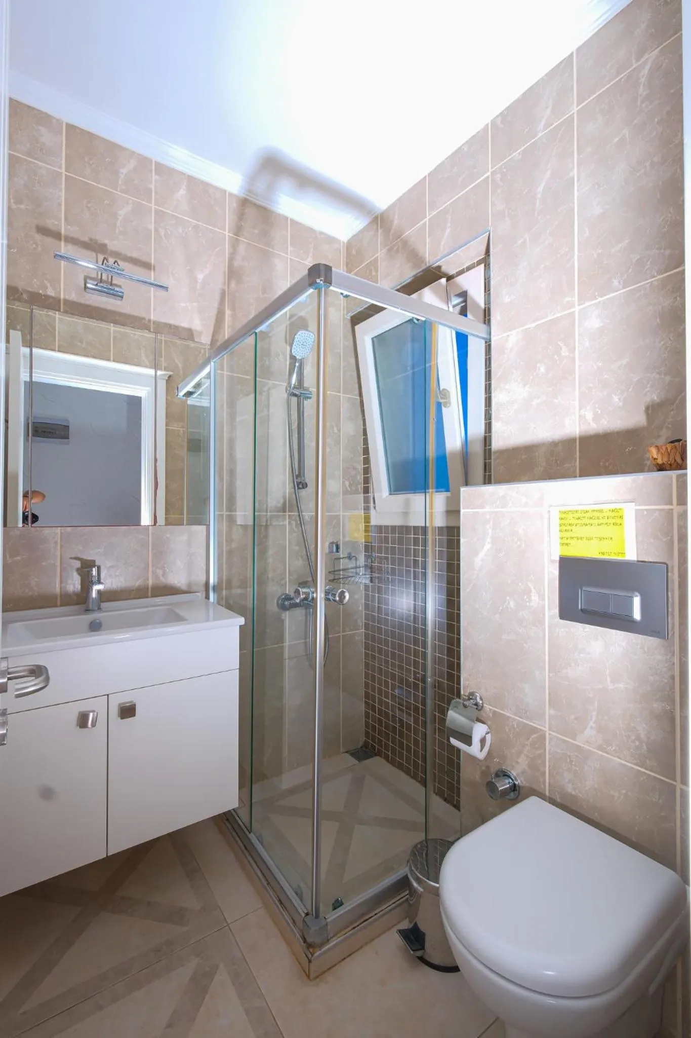 Shower in Kybele Suites Alaçatı