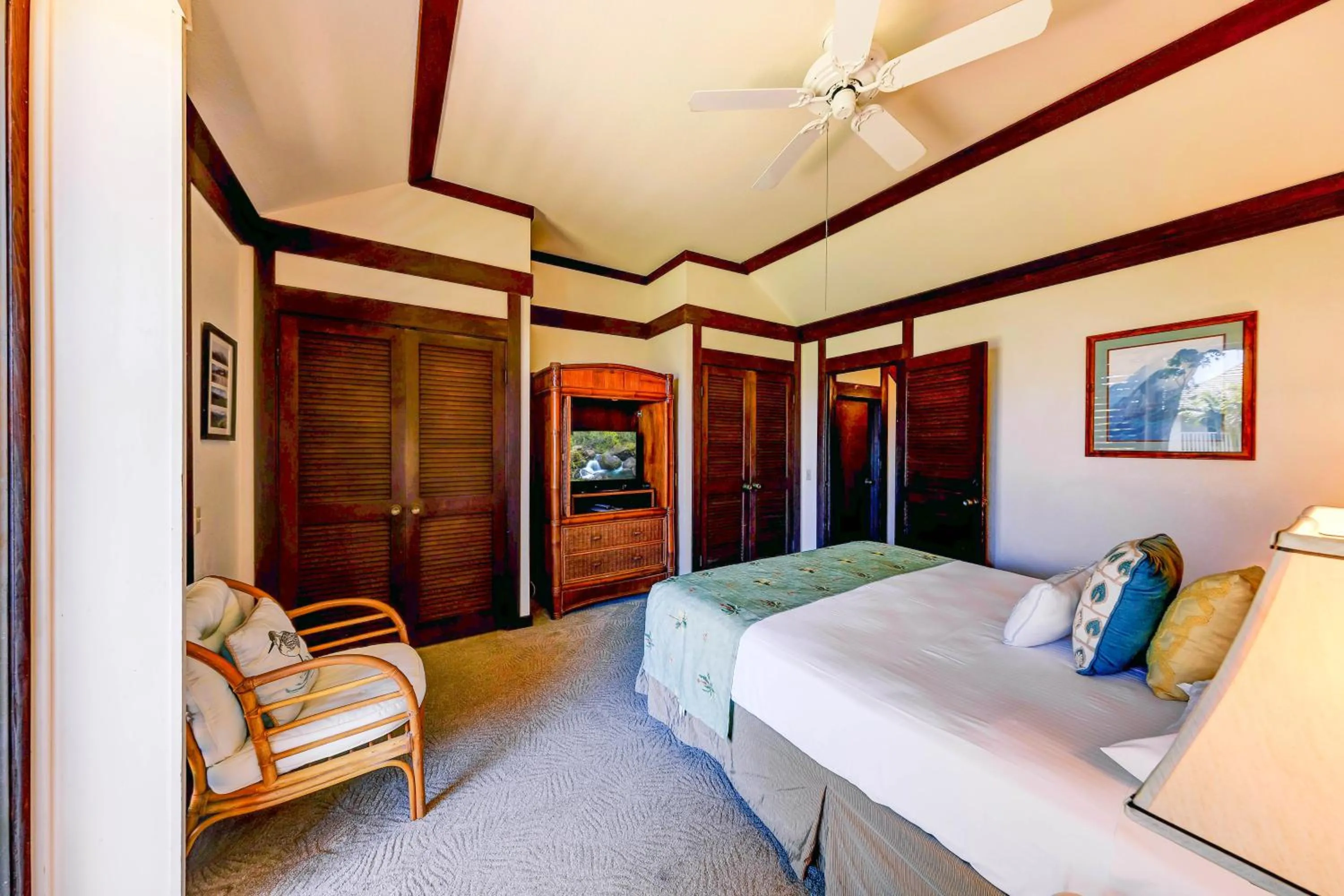 Bed in Kiahuna Plantation Resort Kauai by OUTRIGGER