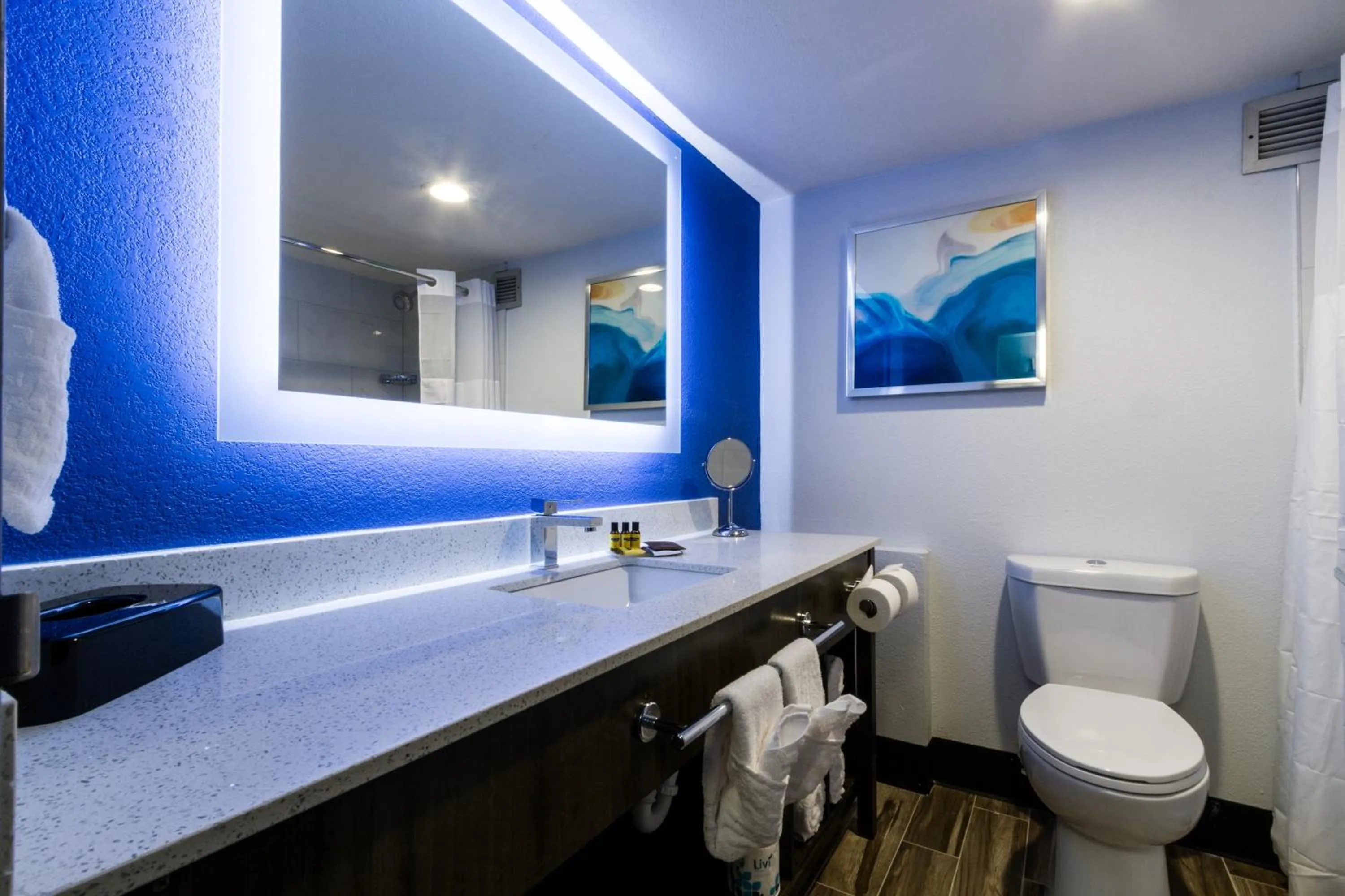 Bathroom in Best Western Plus Executive Residency Denver-Central Park Hotel