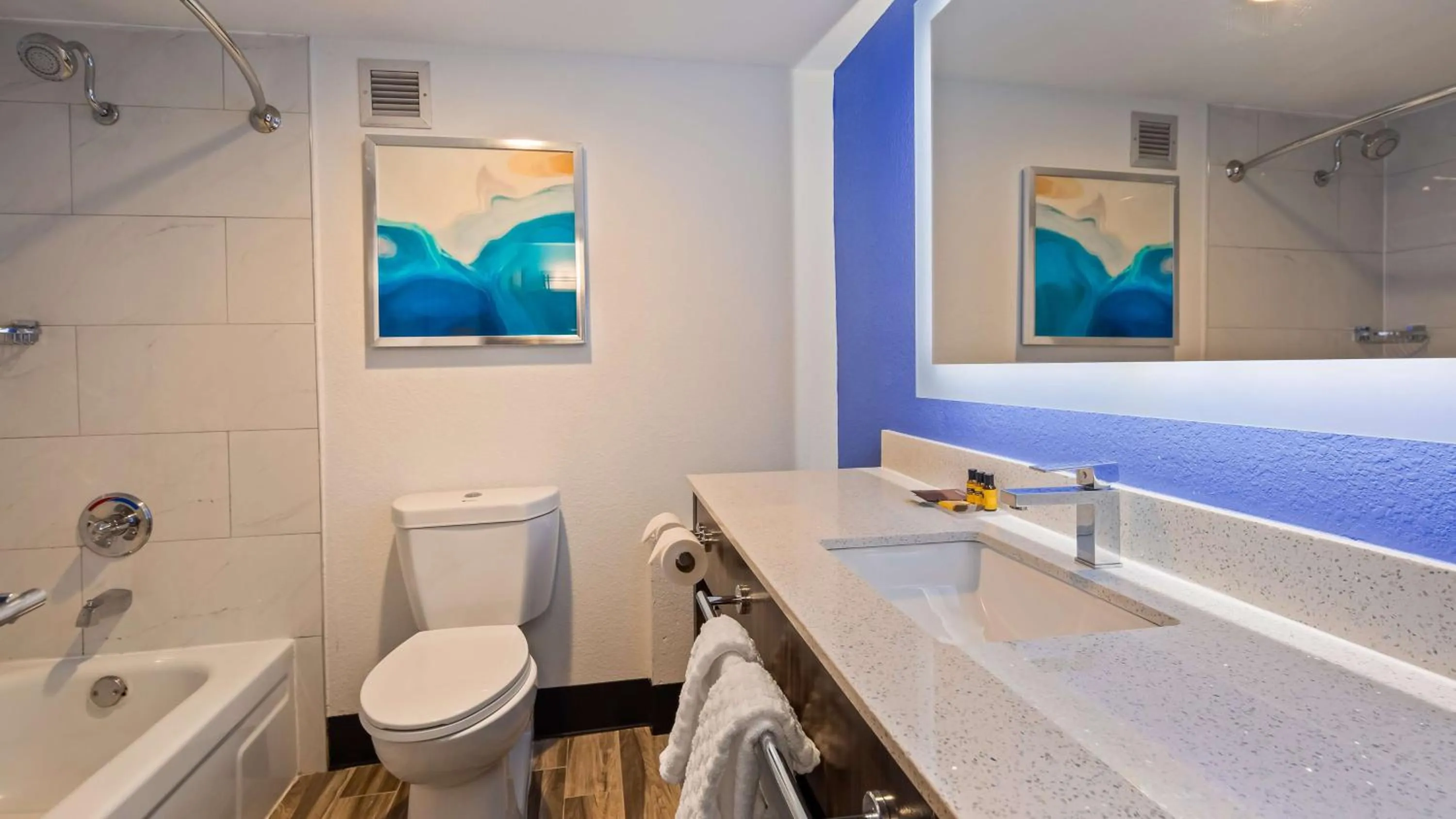 Bathroom in Best Western Plus Executive Residency Denver-Central Park Hotel