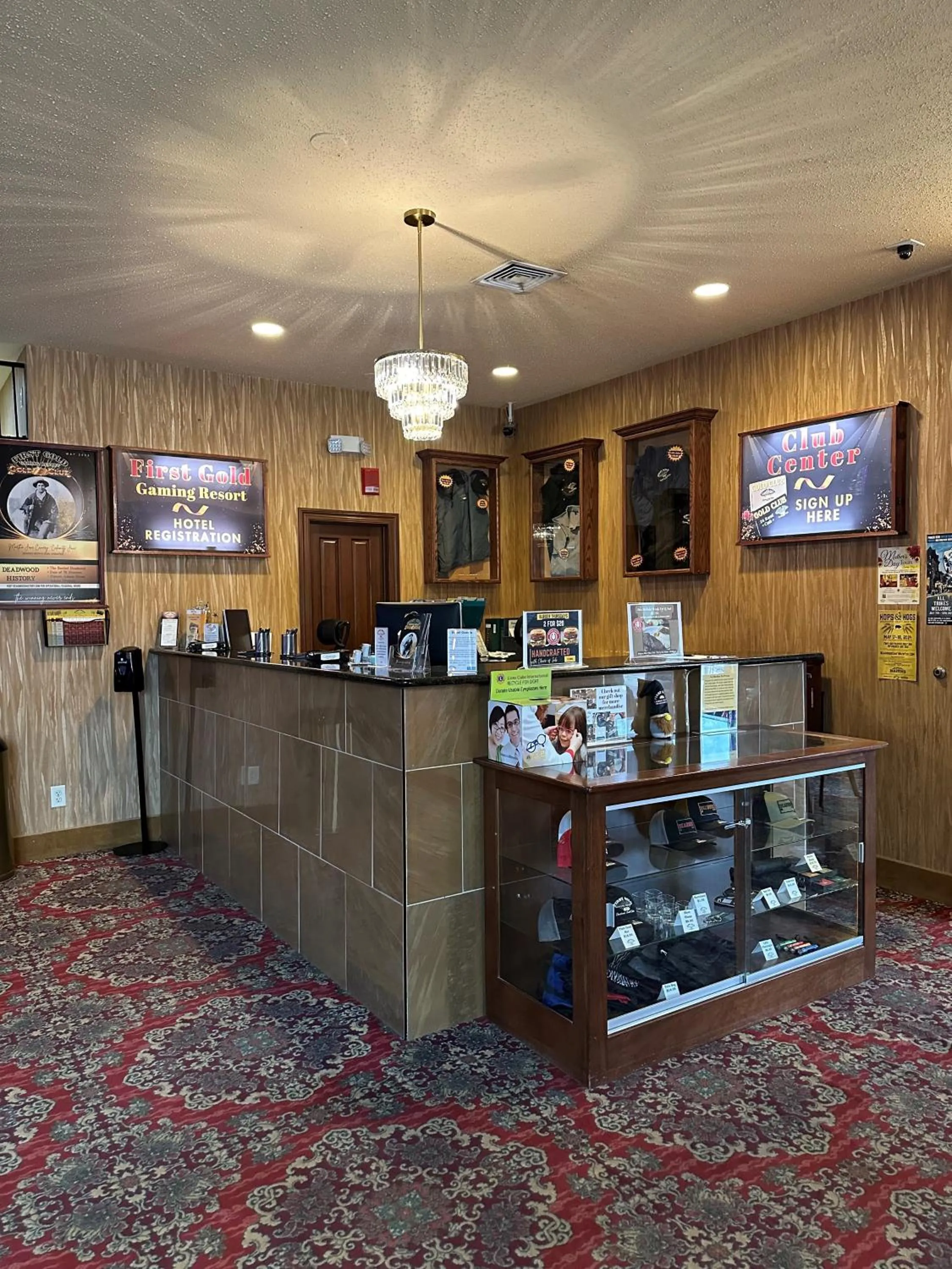 Lobby or reception in First Gold Gaming Resort