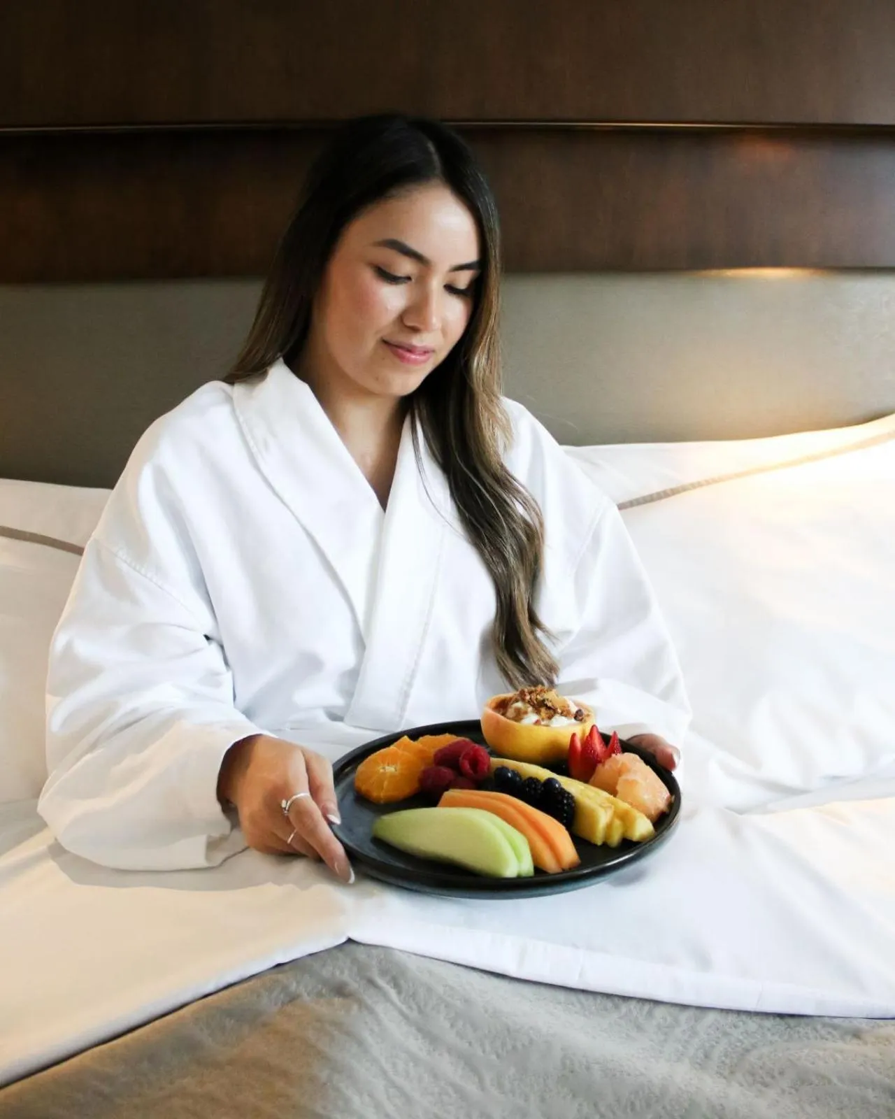 Breakfast, Bed in The Westin Houston Downtown