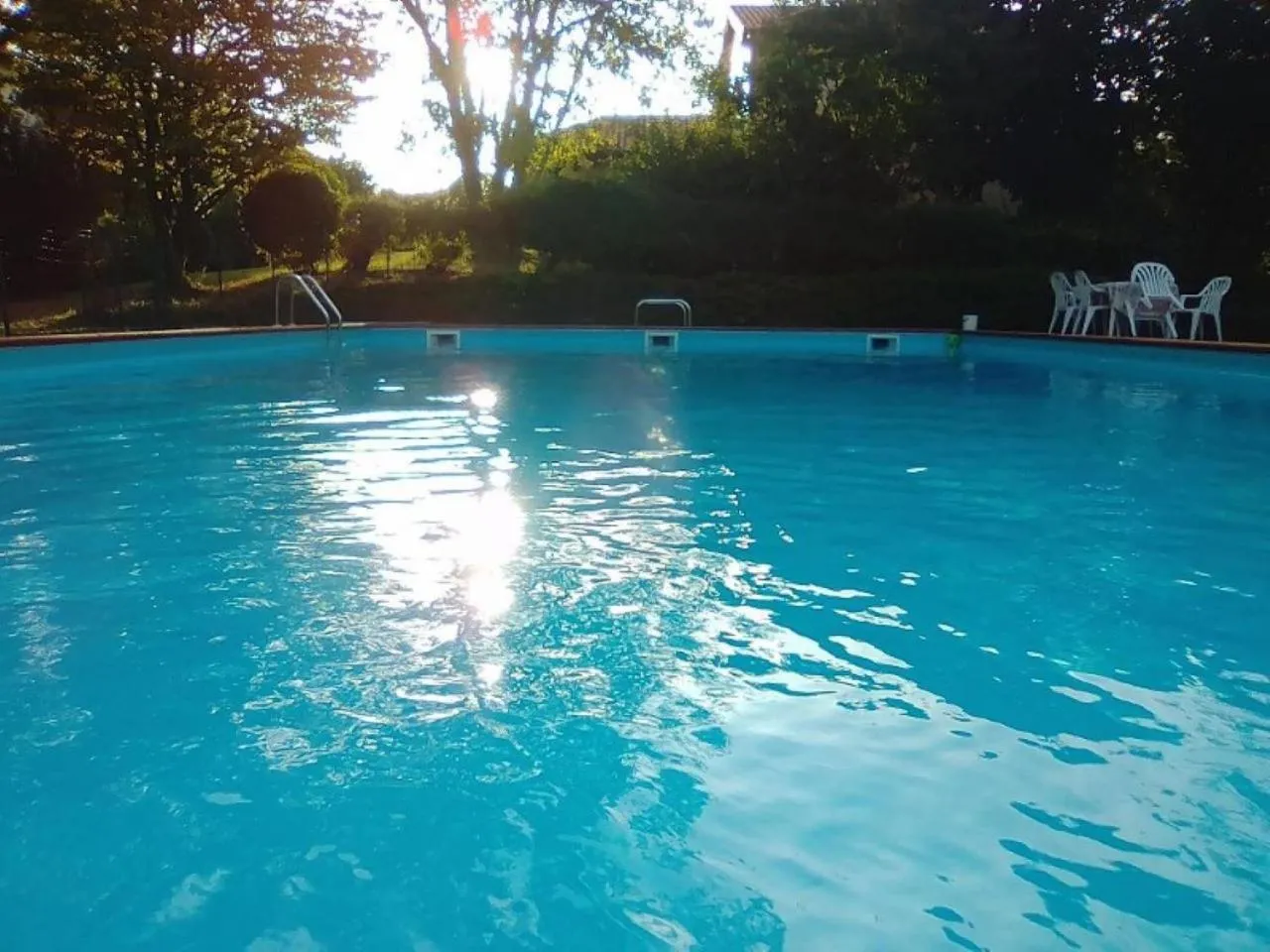 Pool view in B&B San Nicolò