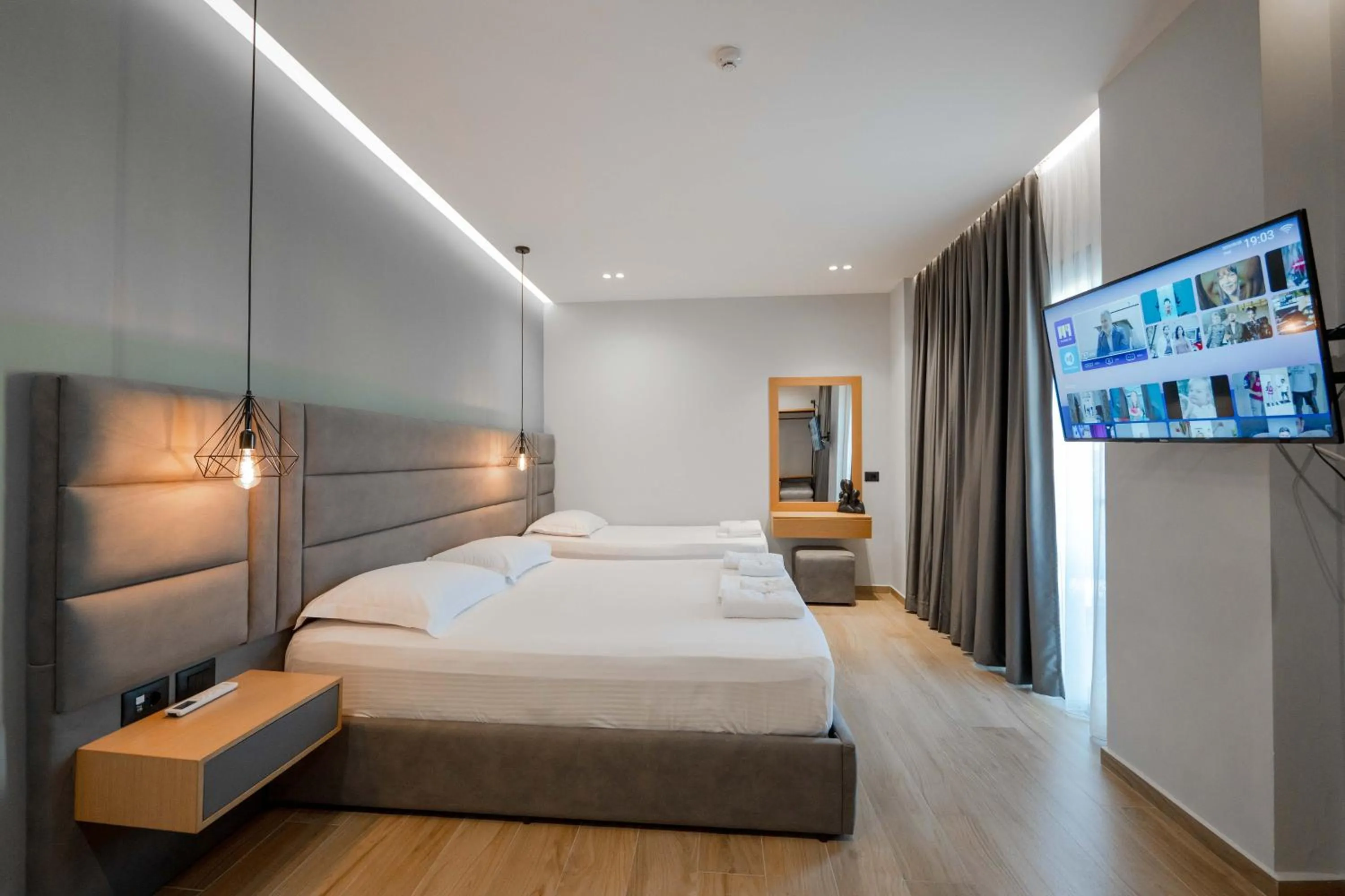 Comfort Triple Room with Balcony in Absolute Hotel Ksamil