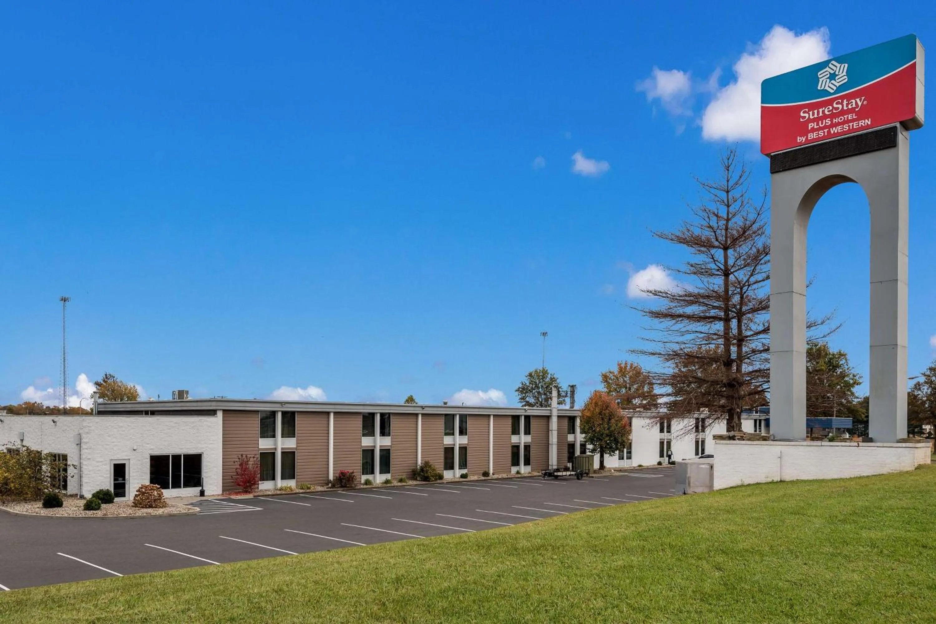 Property building in SureStay Plus Hotel by Best Western Jasper