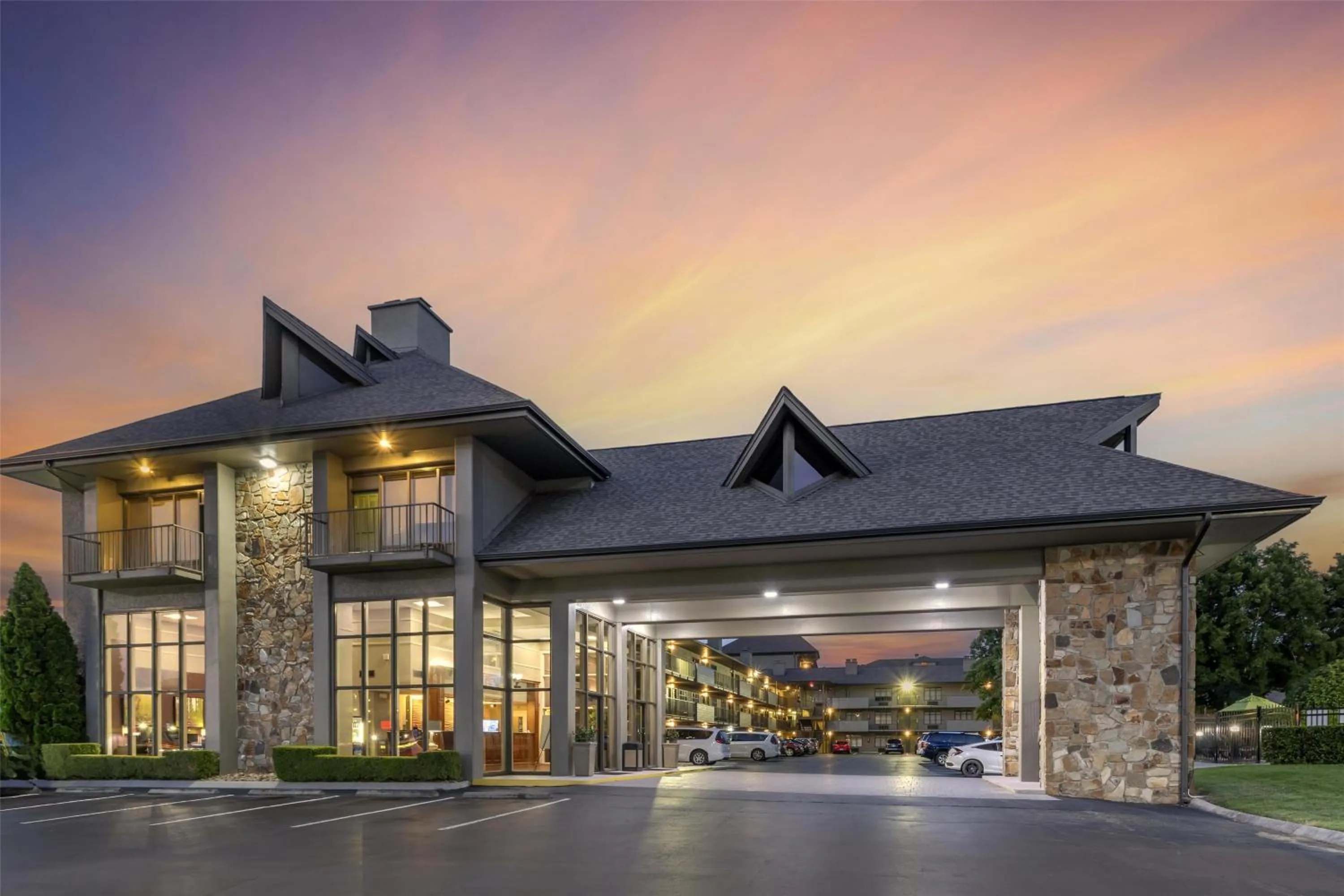 Property building in Best Western Plaza Inn