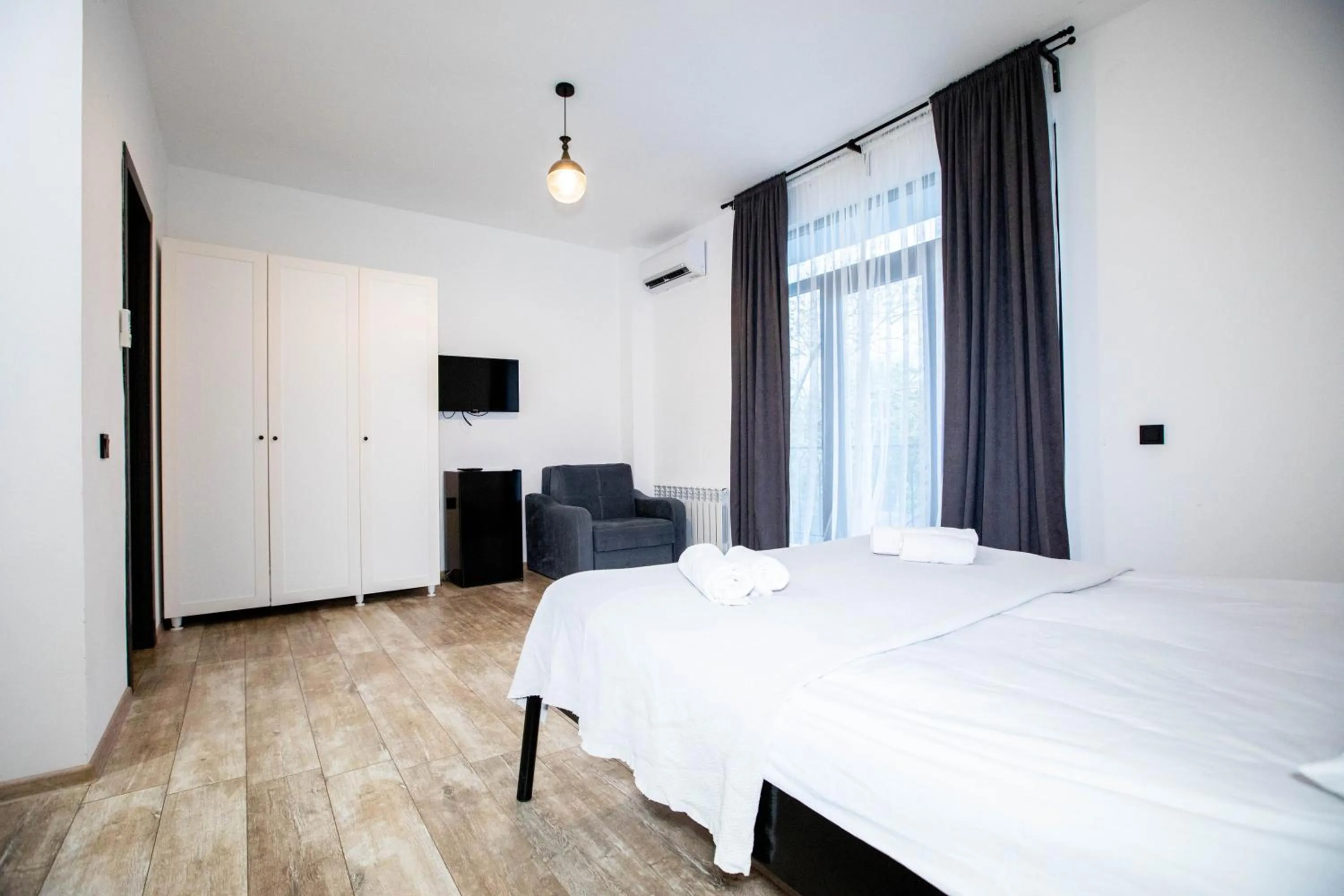 Bedroom, Bed in Level Up Hotel & Restaurant