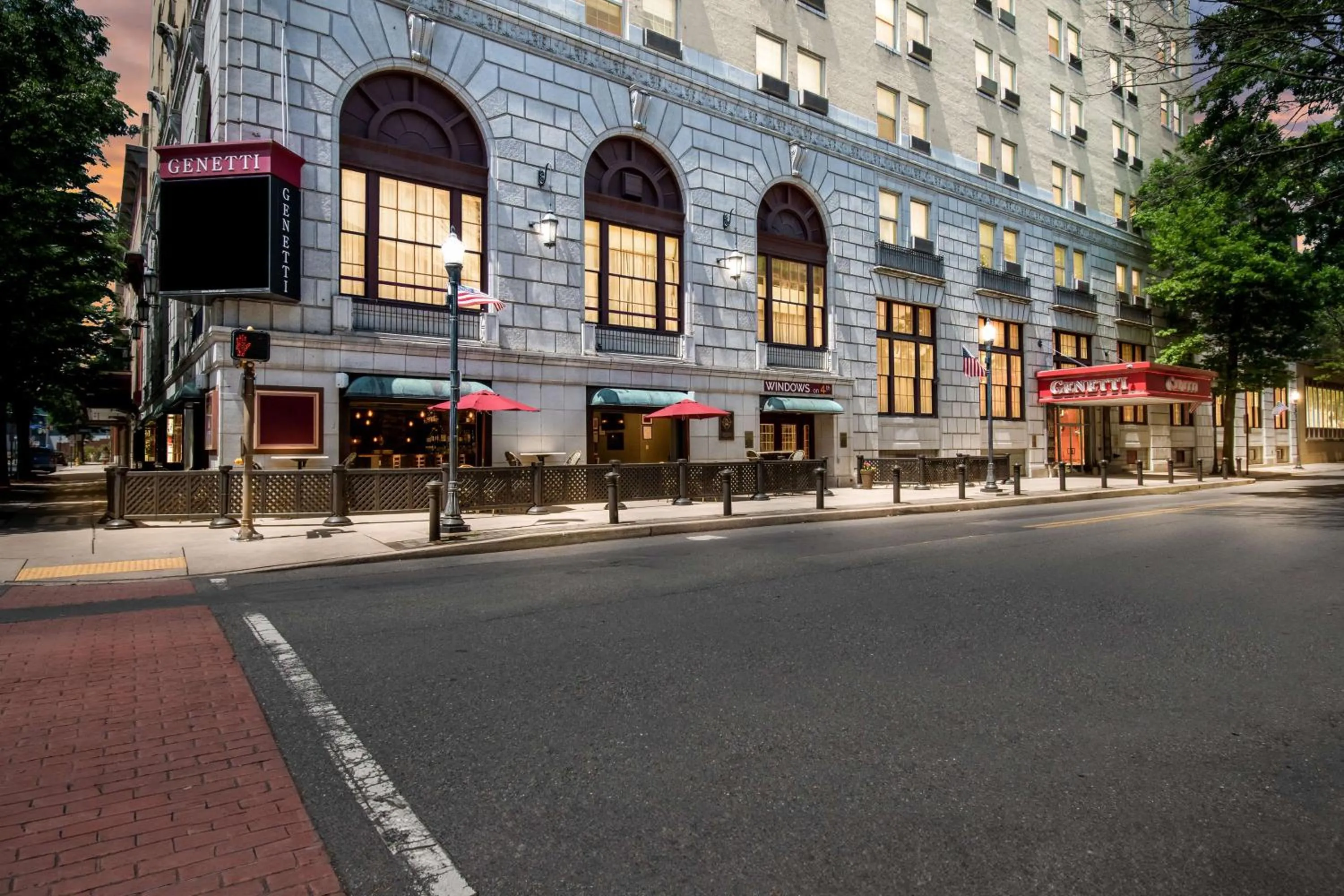 Property building in Genetti Hotel, SureStay Collection by Best Western