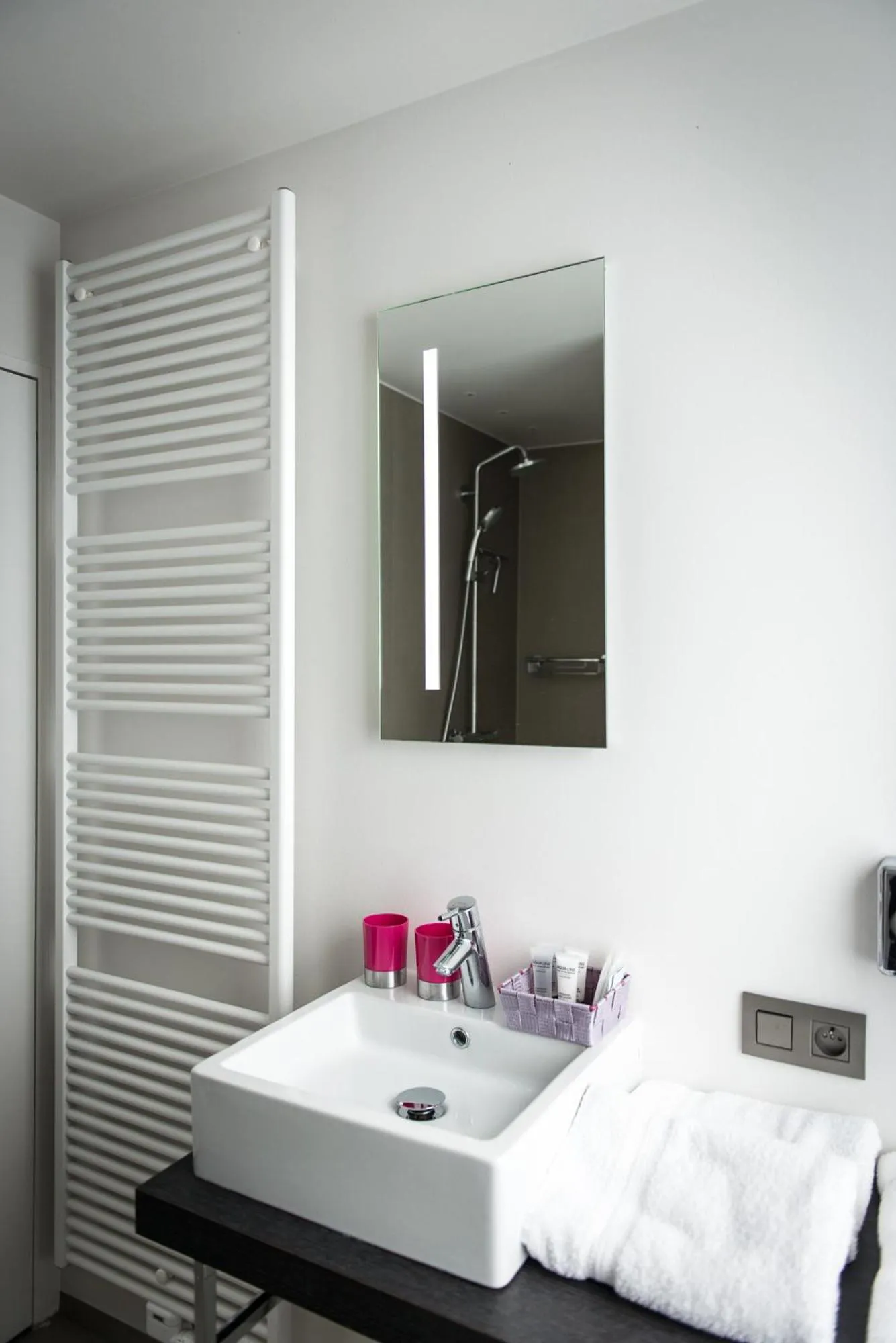 towels, Bed in Maison de la Paix