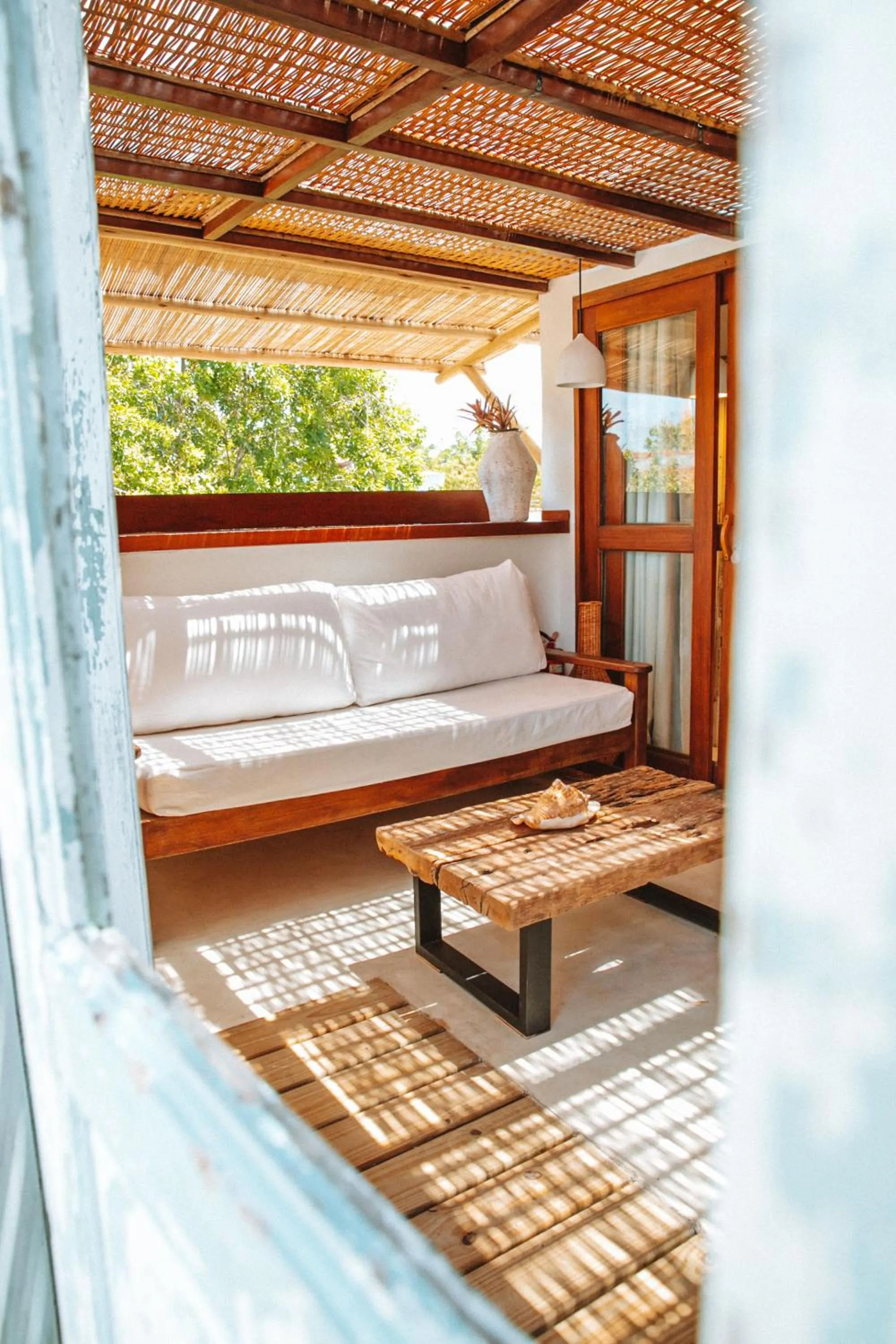 Balcony/Terrace in Casa das Conchas Caraiva