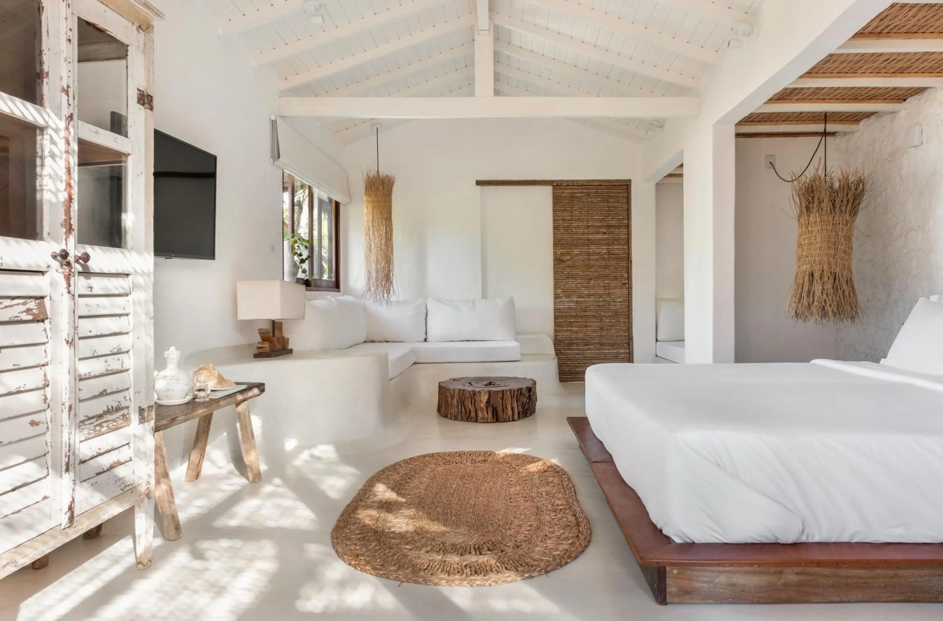 Bed in Casa das Conchas Caraiva