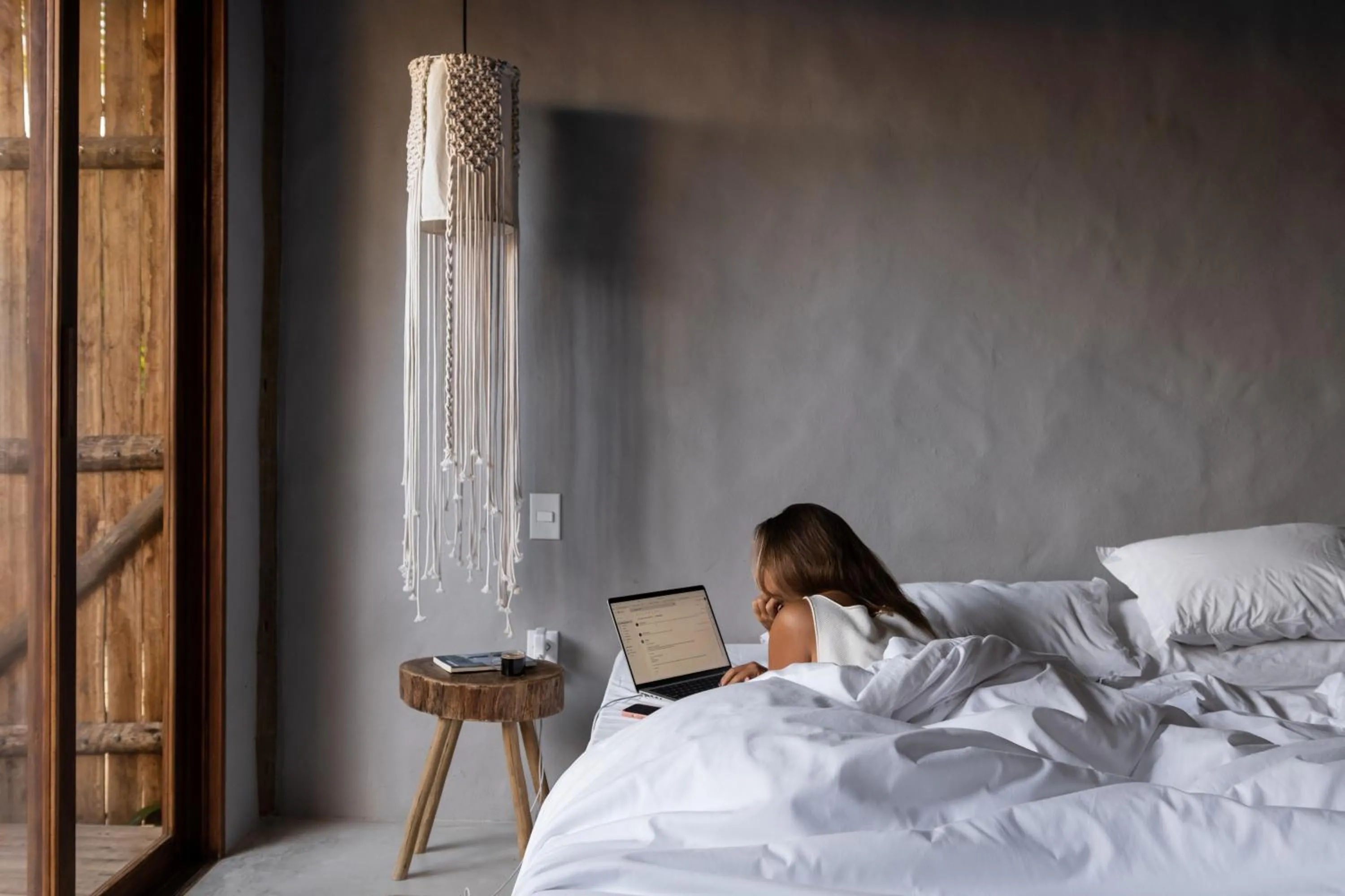 Bed in Casa das Conchas Caraiva