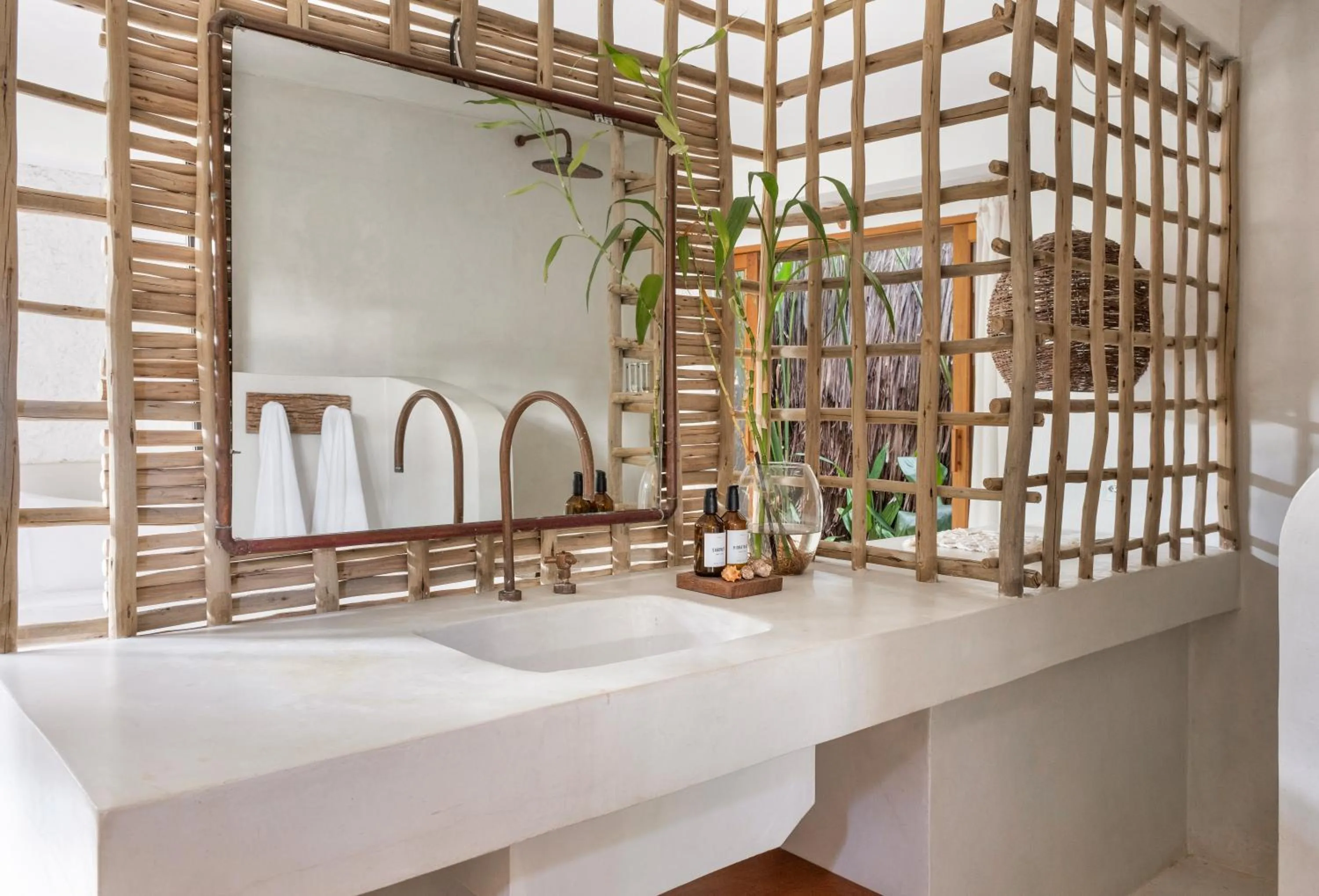 Bathroom in Casa das Conchas Caraiva