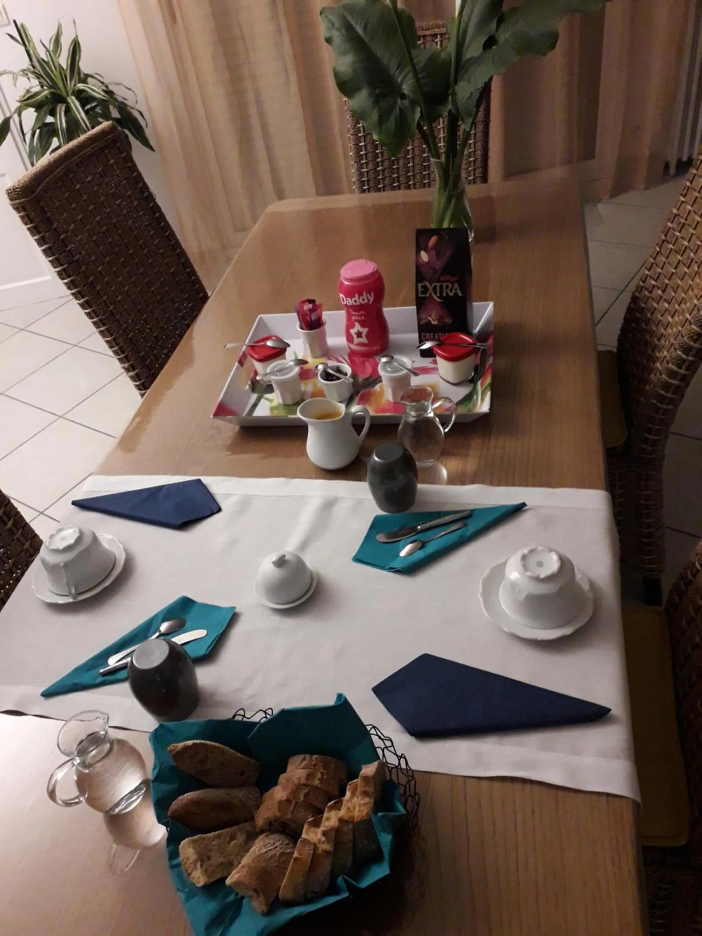 Continental breakfast in A la Vill'Adour