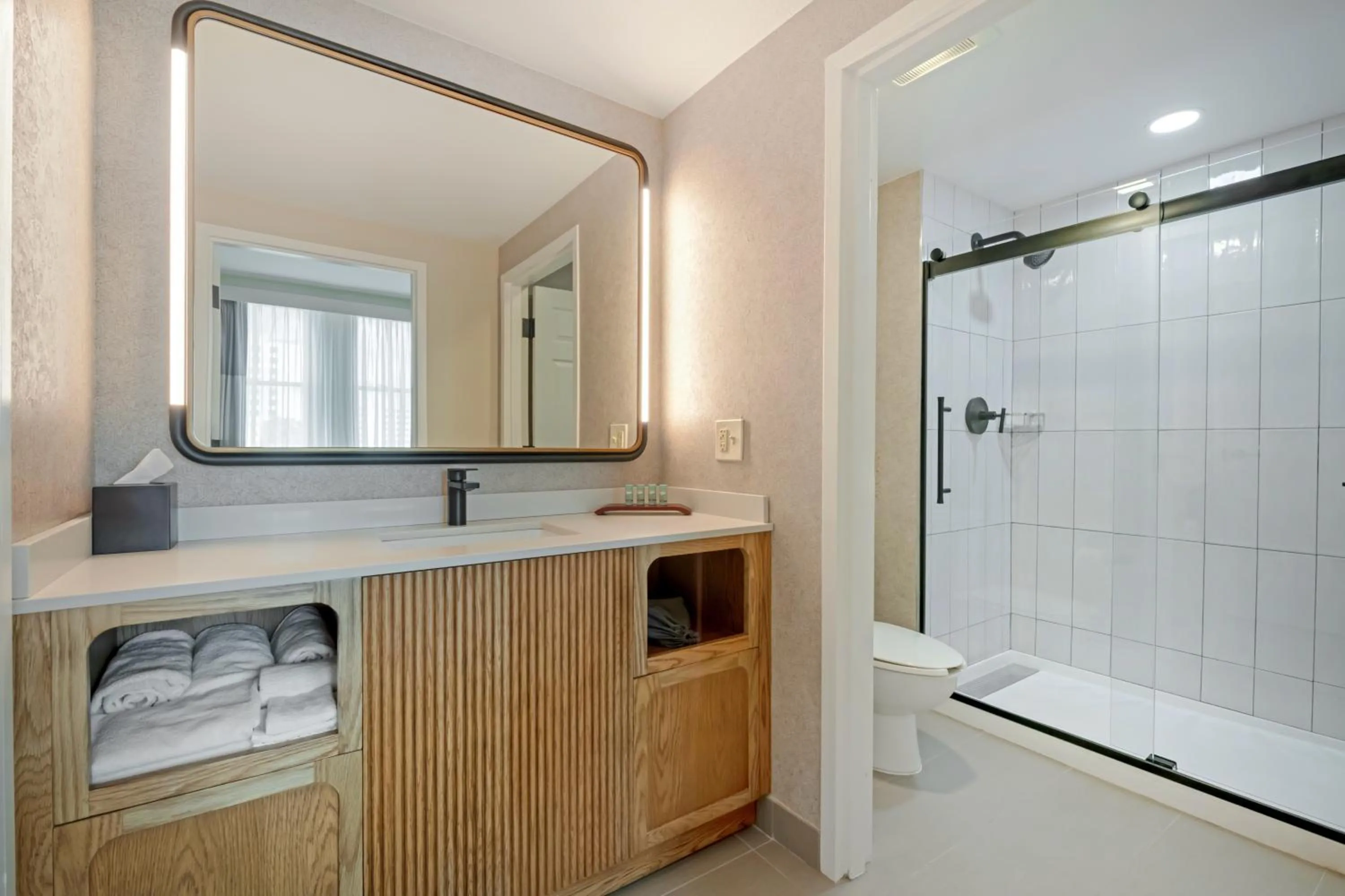 Shower in Hotel Flor Tampa Downtown, Tapestry Collection By Hilton