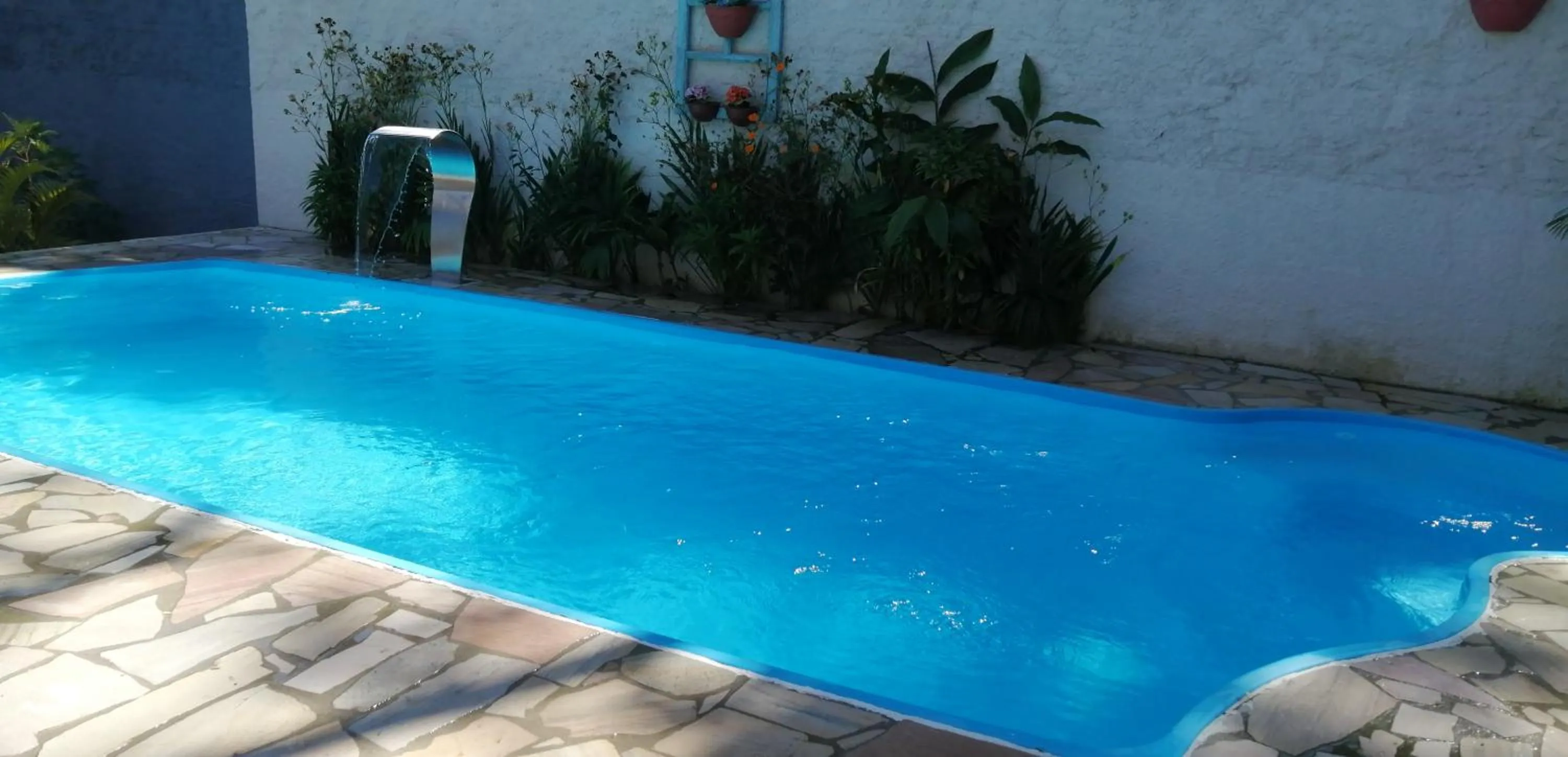Swimming pool in Pousada Bela Paraty