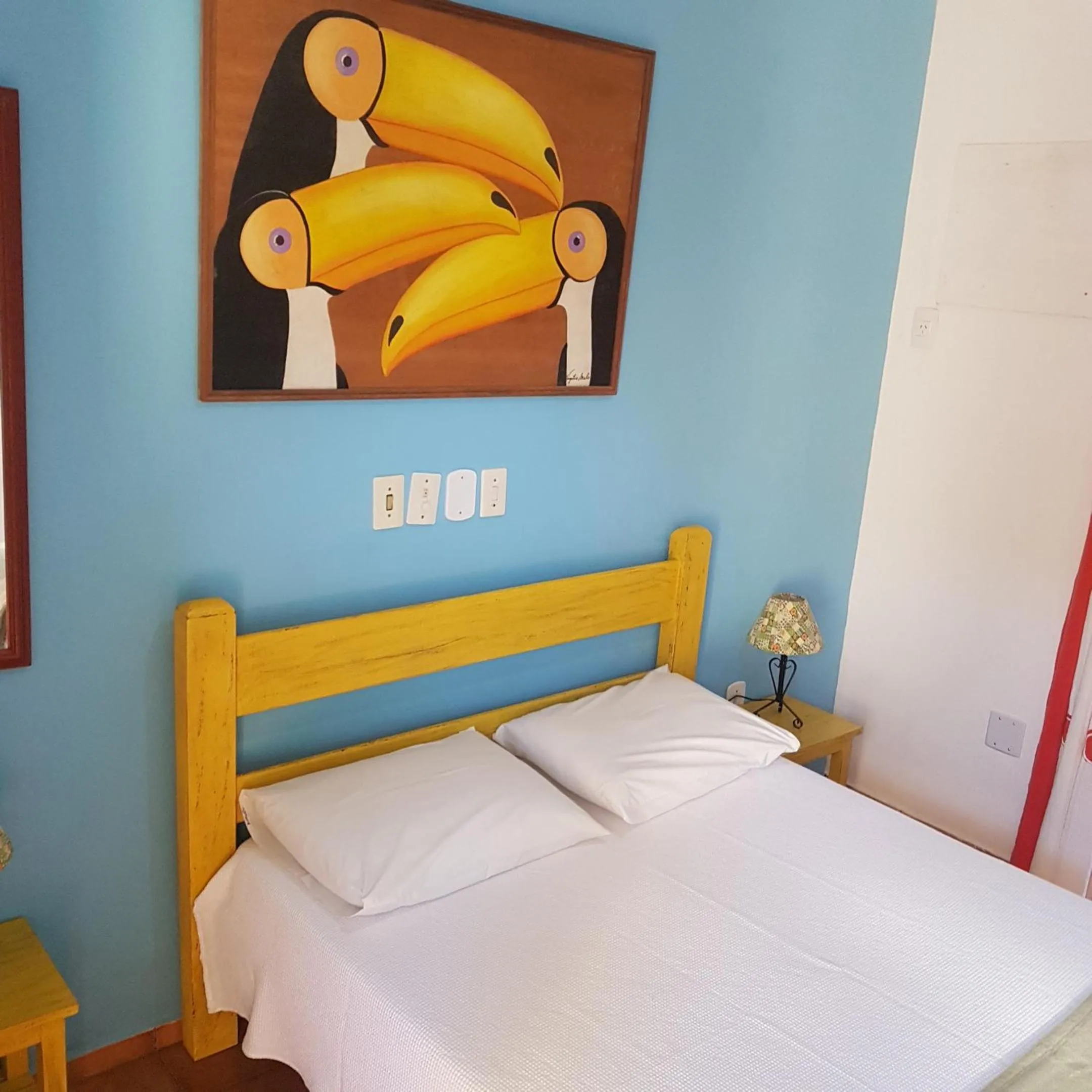 Bed in Pousada Bela Paraty