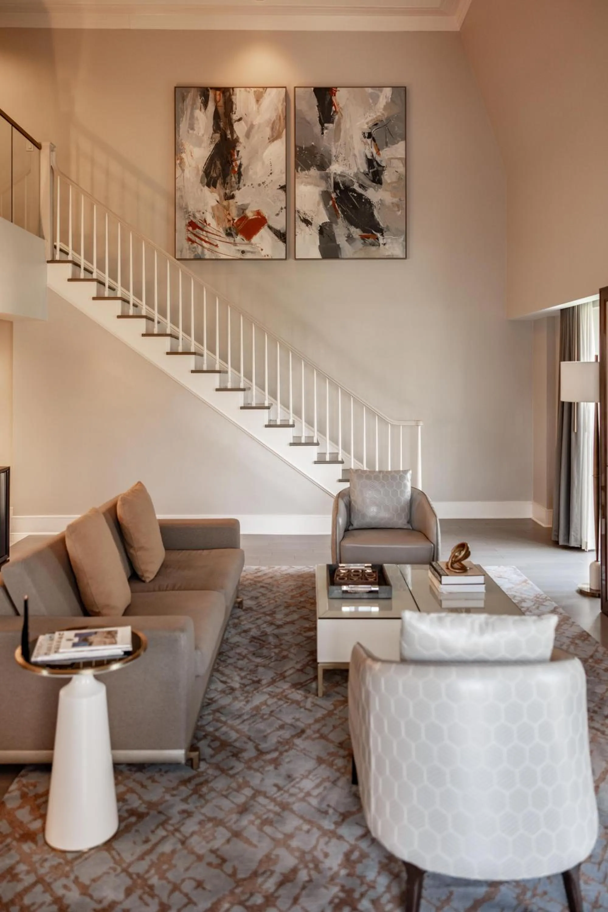 Seating area in Hotel Crescent Court