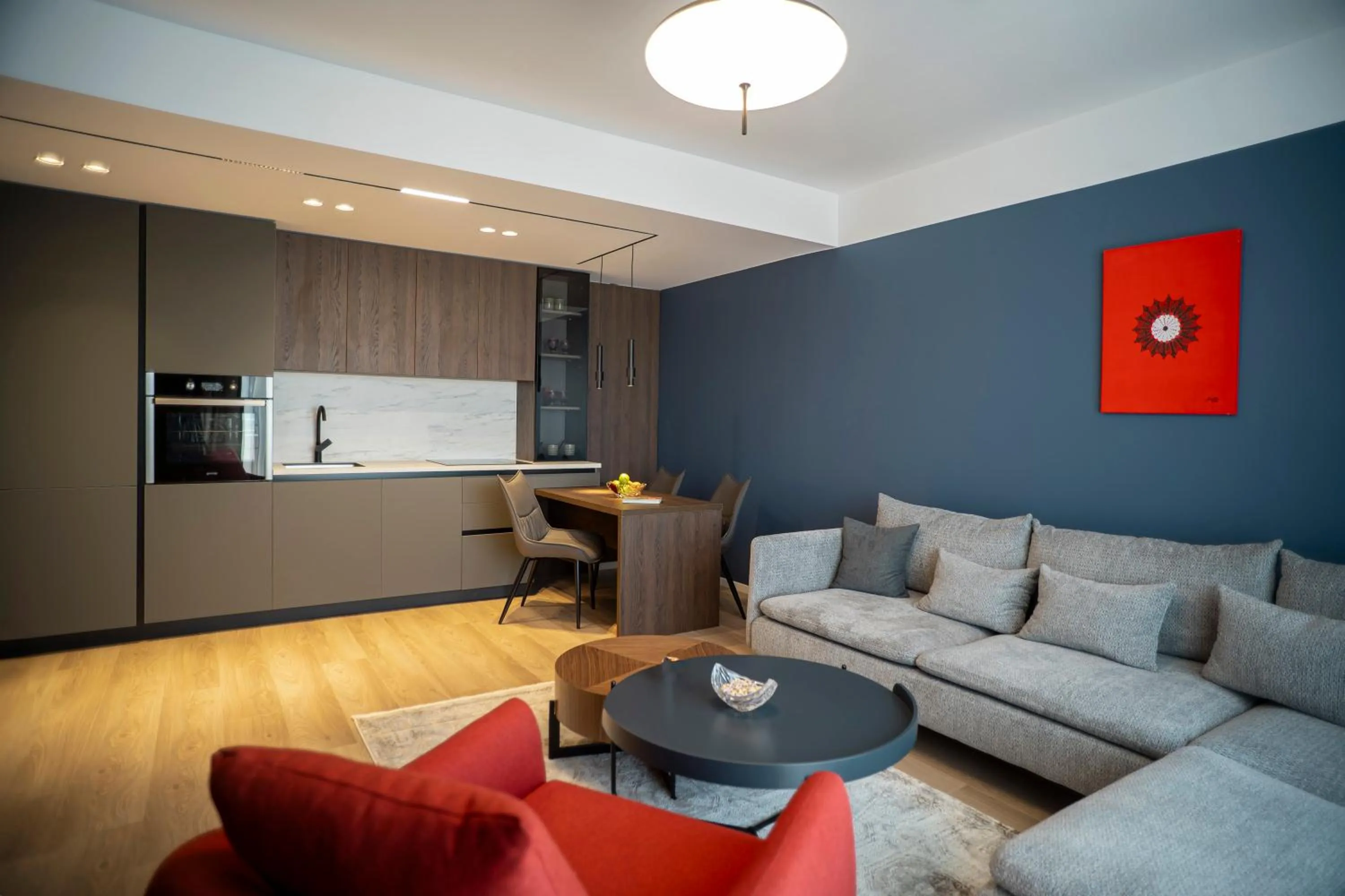 Living room in Lux Apartments