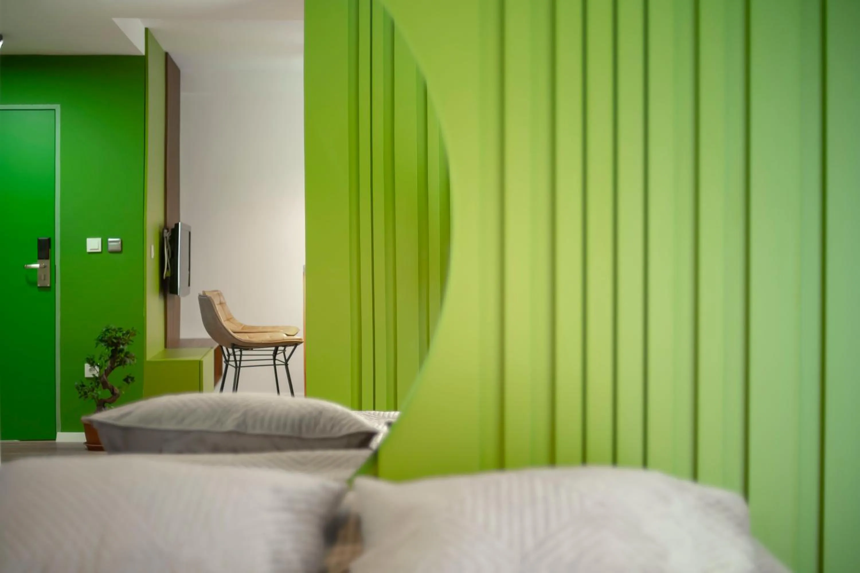 Bedroom, Bed in Lux Apartments