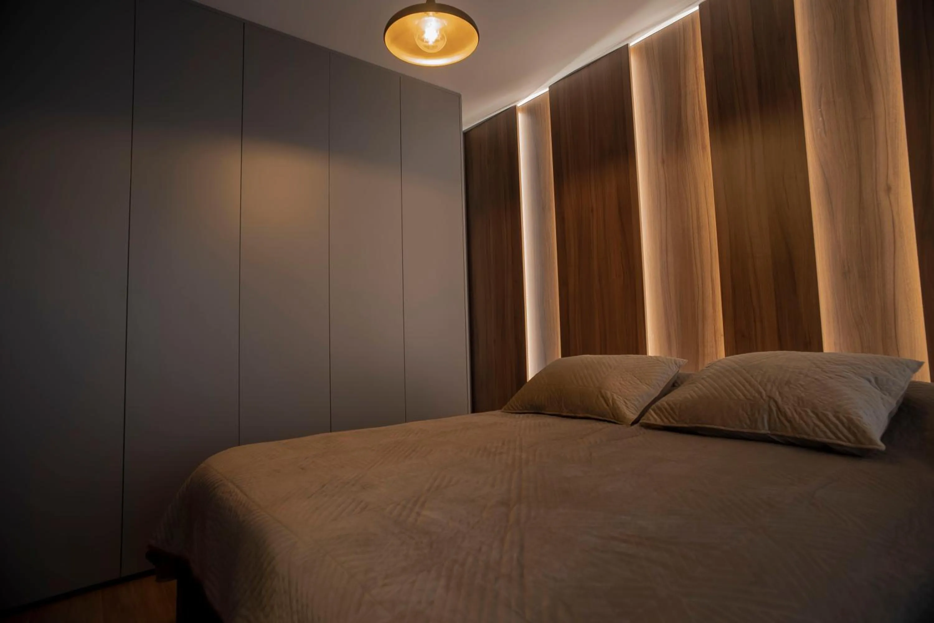 Bedroom, Bed in Lux Apartments