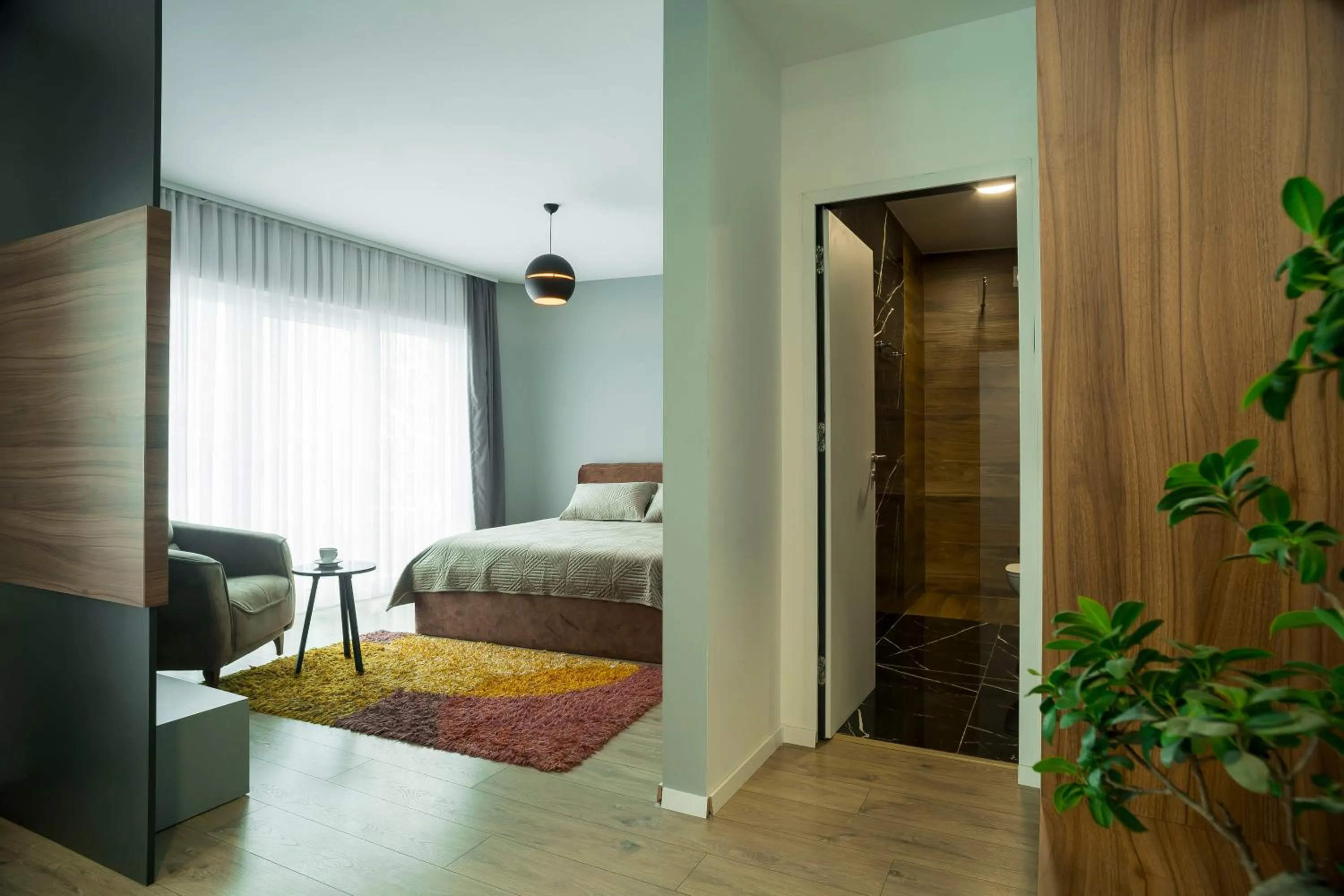 Bedroom, Bed in Lux Apartments