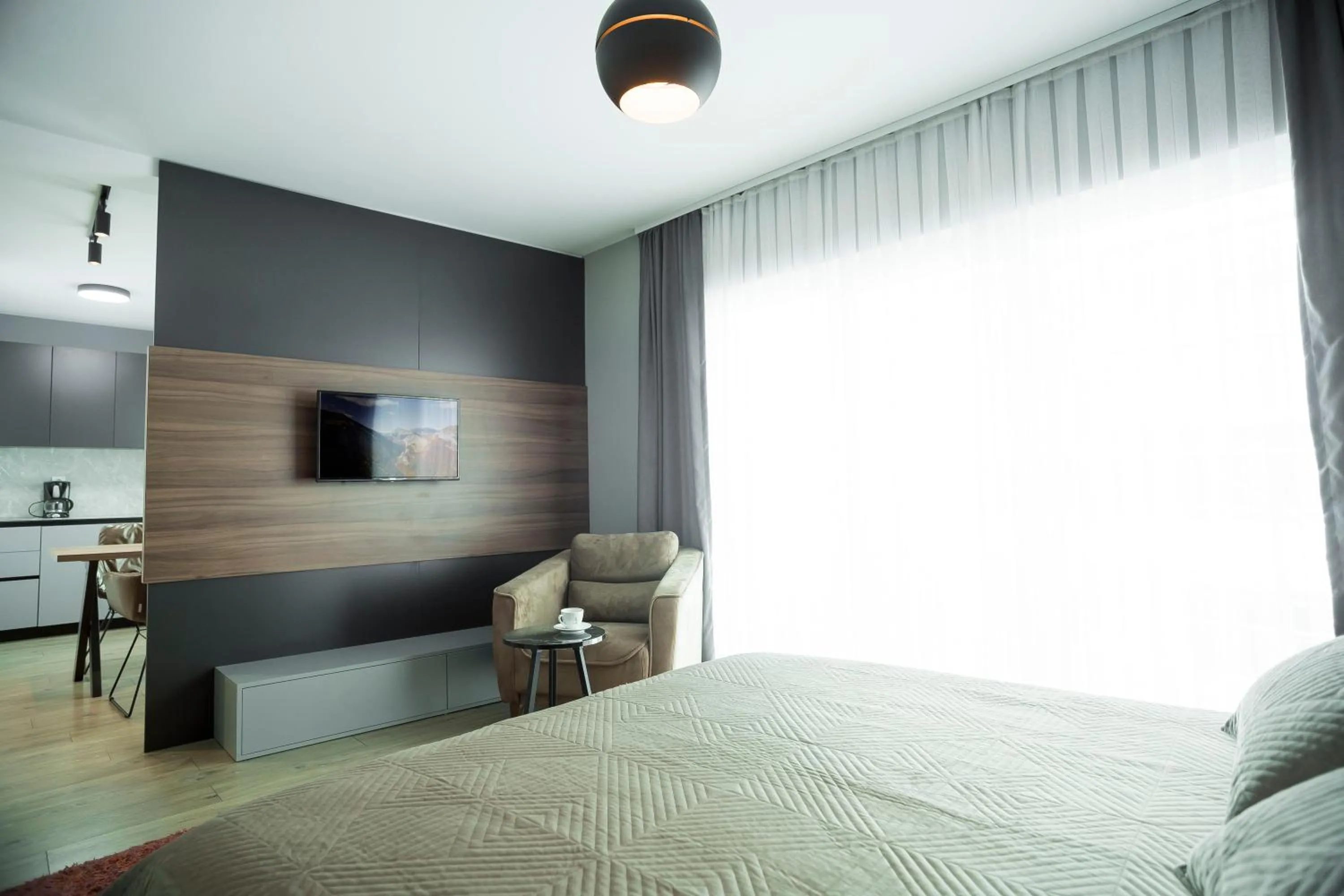 Bed in Lux Apartments