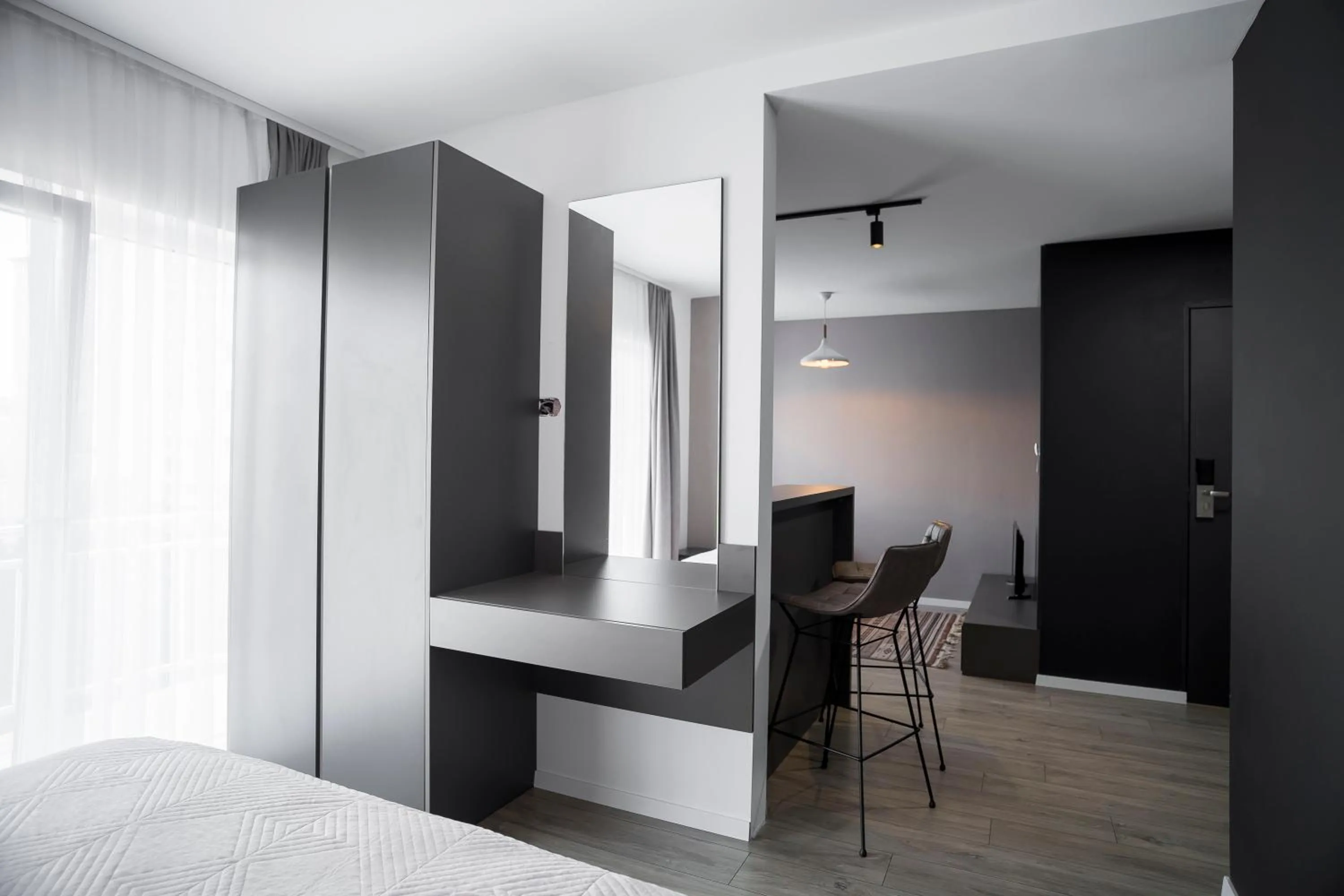 Bedroom, Bed in Lux Apartments