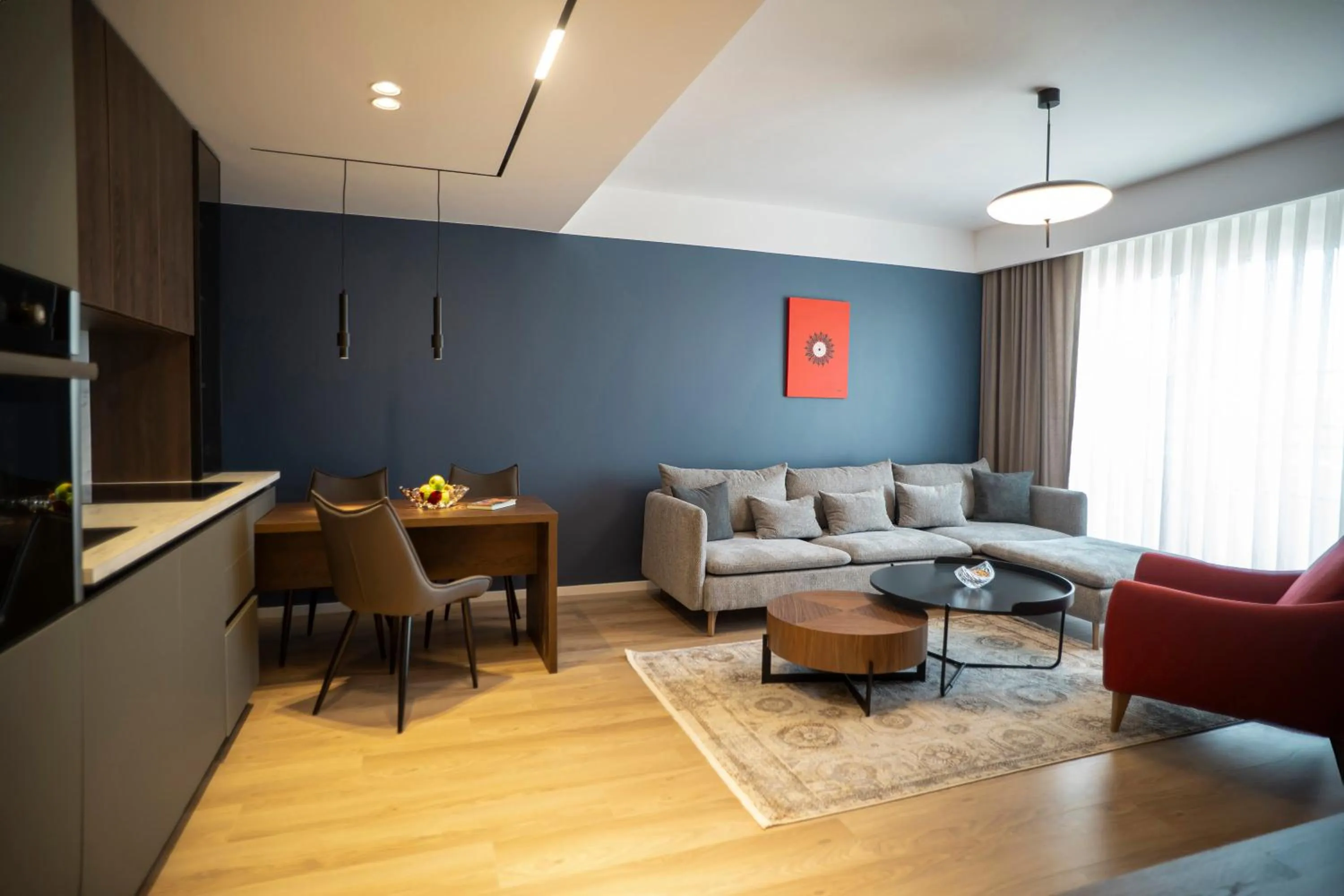 Living room in Lux Apartments