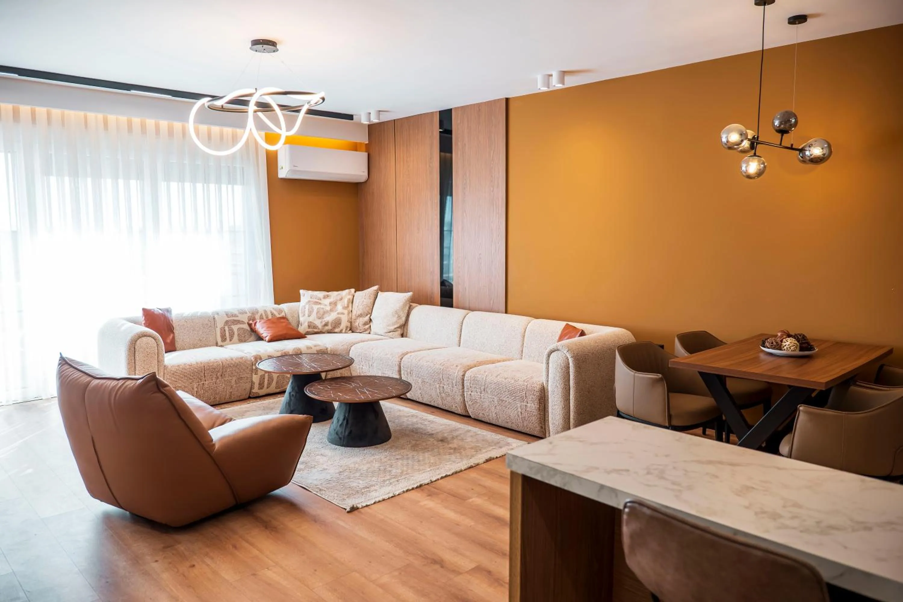 Living room in Lux Apartments