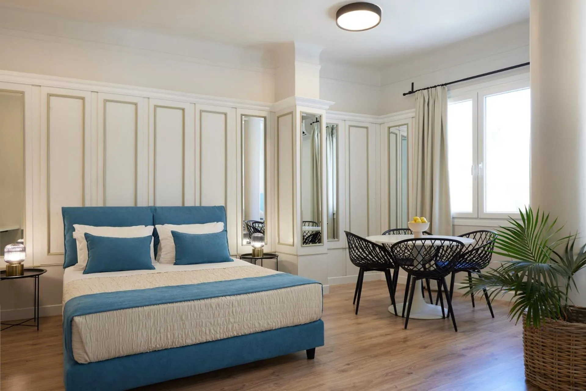 Bed in Athenian Sensations Apartments and Suites in the Heart of Athens