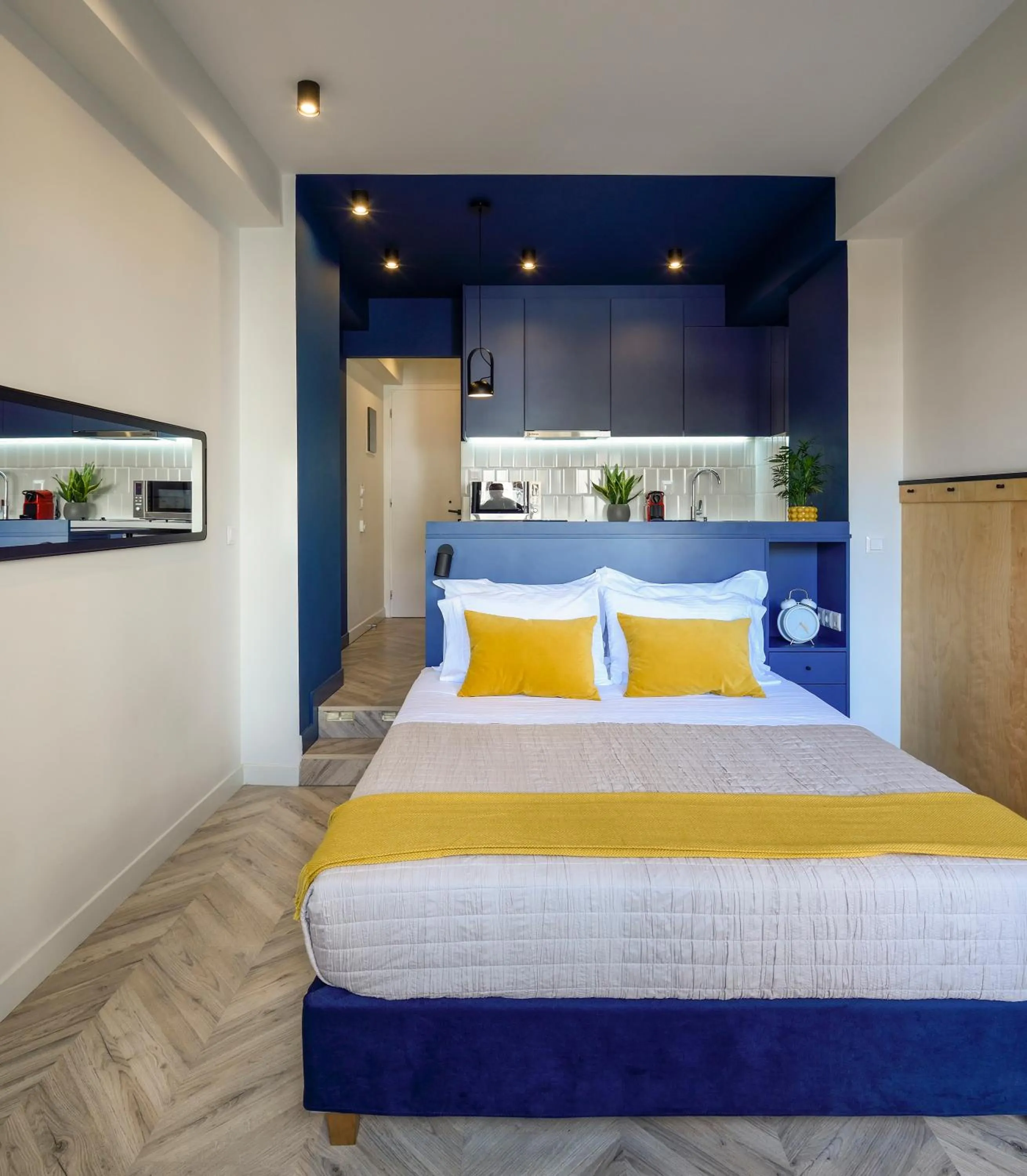 Bed in Athenian Sensations Apartments and Suites in the Heart of Athens