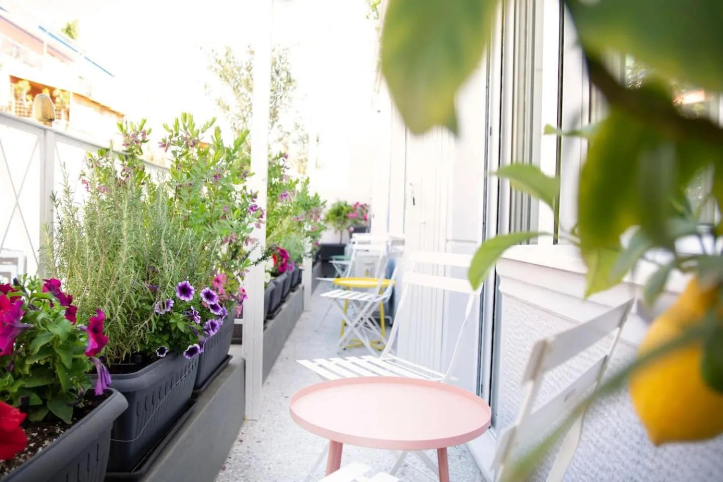 Balcony/Terrace in Athenian Sensations Apartments and Suites in the Heart of Athens