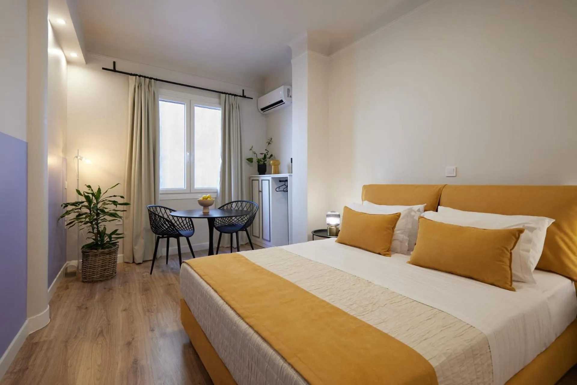 Bed in Athenian Sensations Apartments and Suites in the Heart of Athens