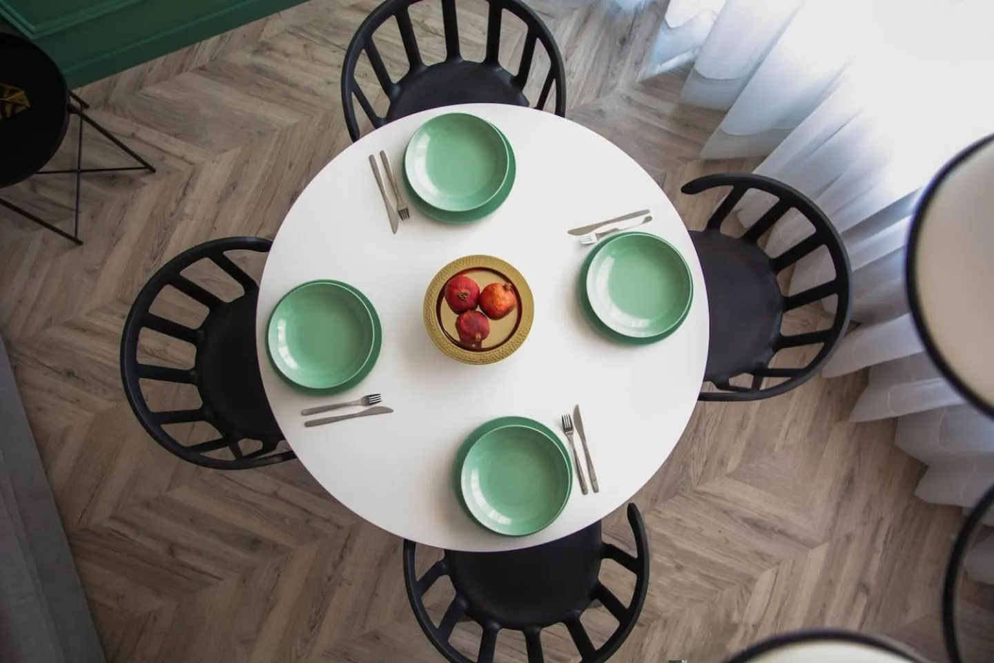 Dining area in Athenian Sensations Apartments and Suites in the Heart of Athens