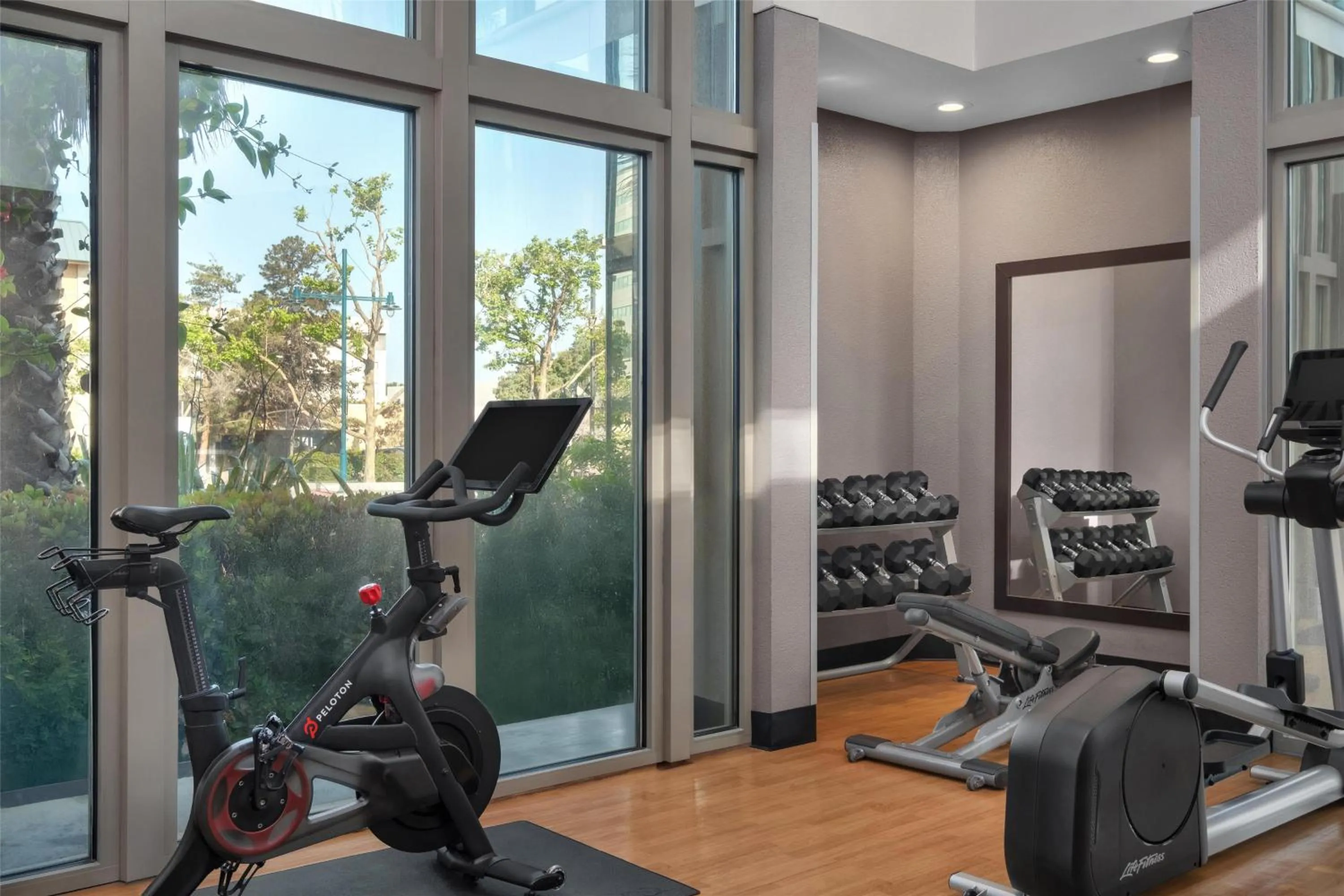 Fitness centre/facilities in Hyatt House Emeryville