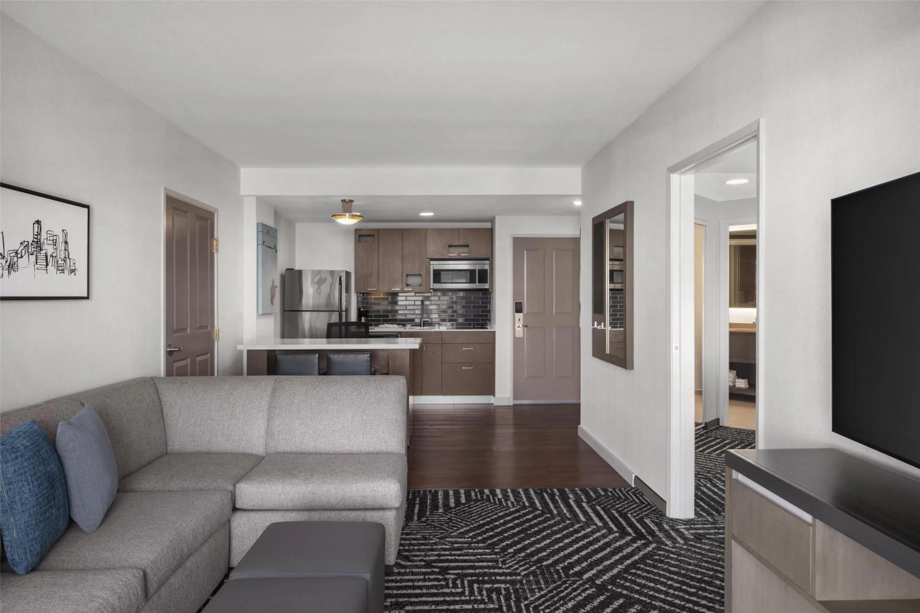 Bedroom in Hyatt House Emeryville