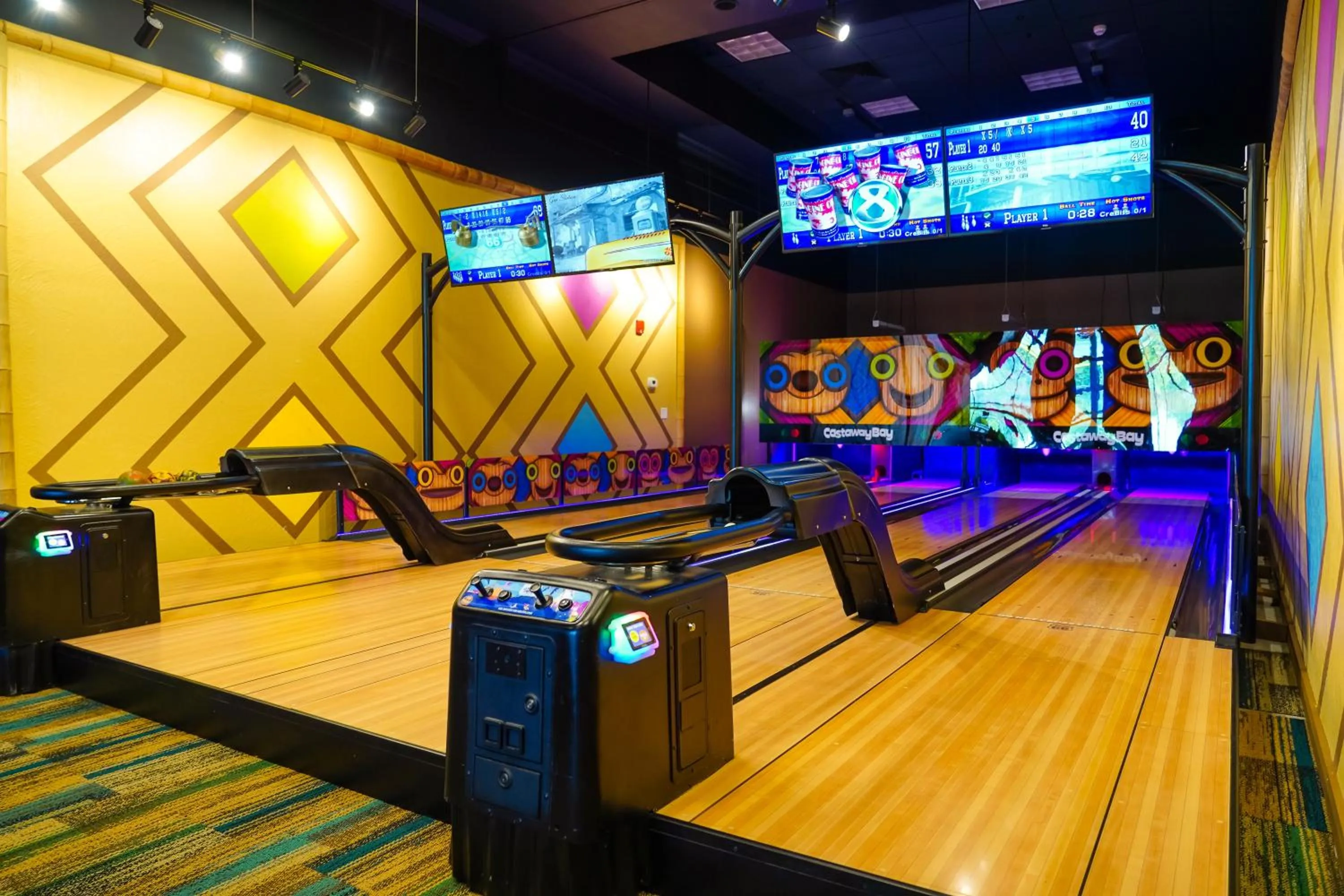 Bowling in Castaway Bay by Cedar Point Resorts
