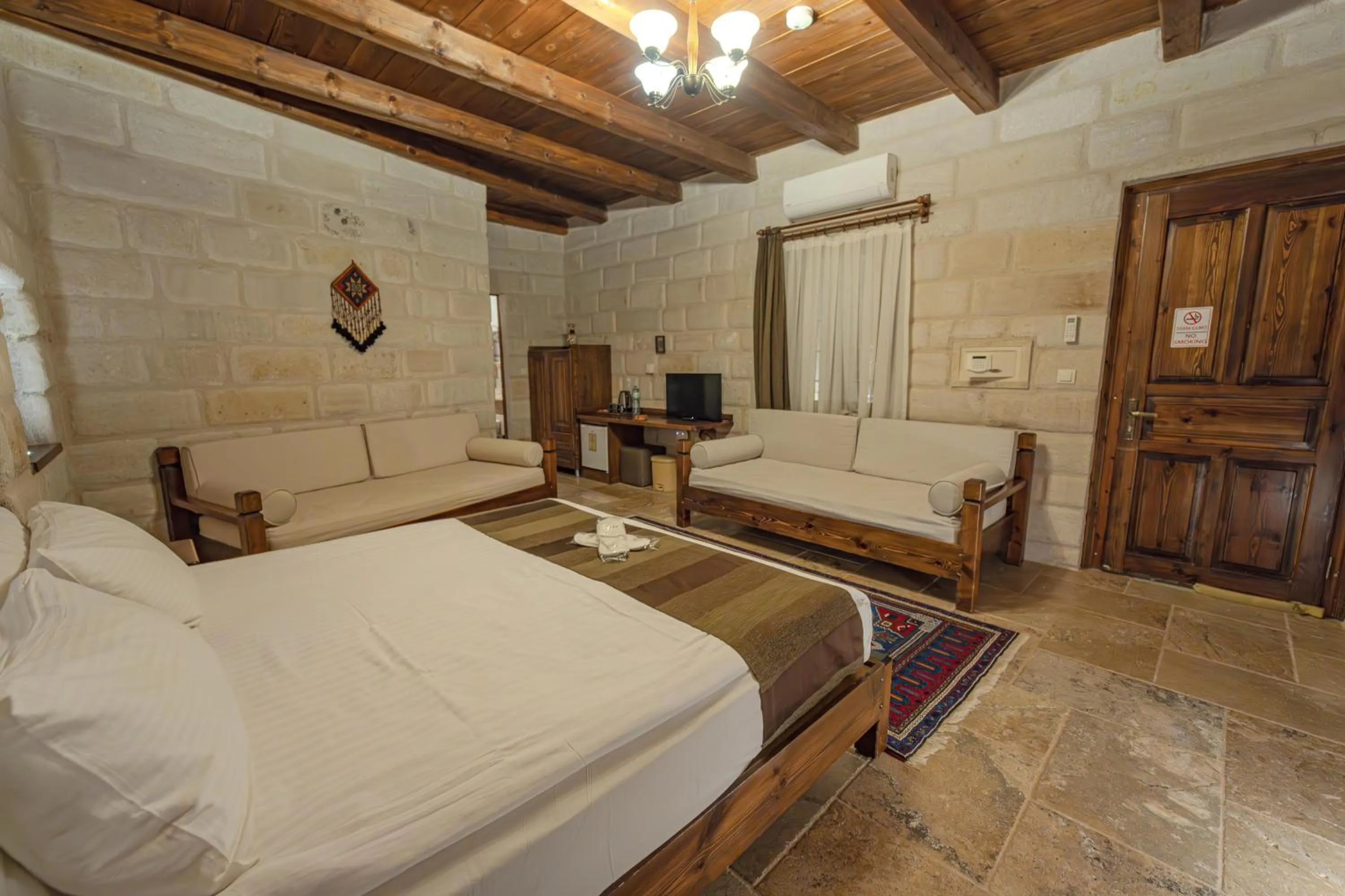 Bed in Zara Cave Hotel