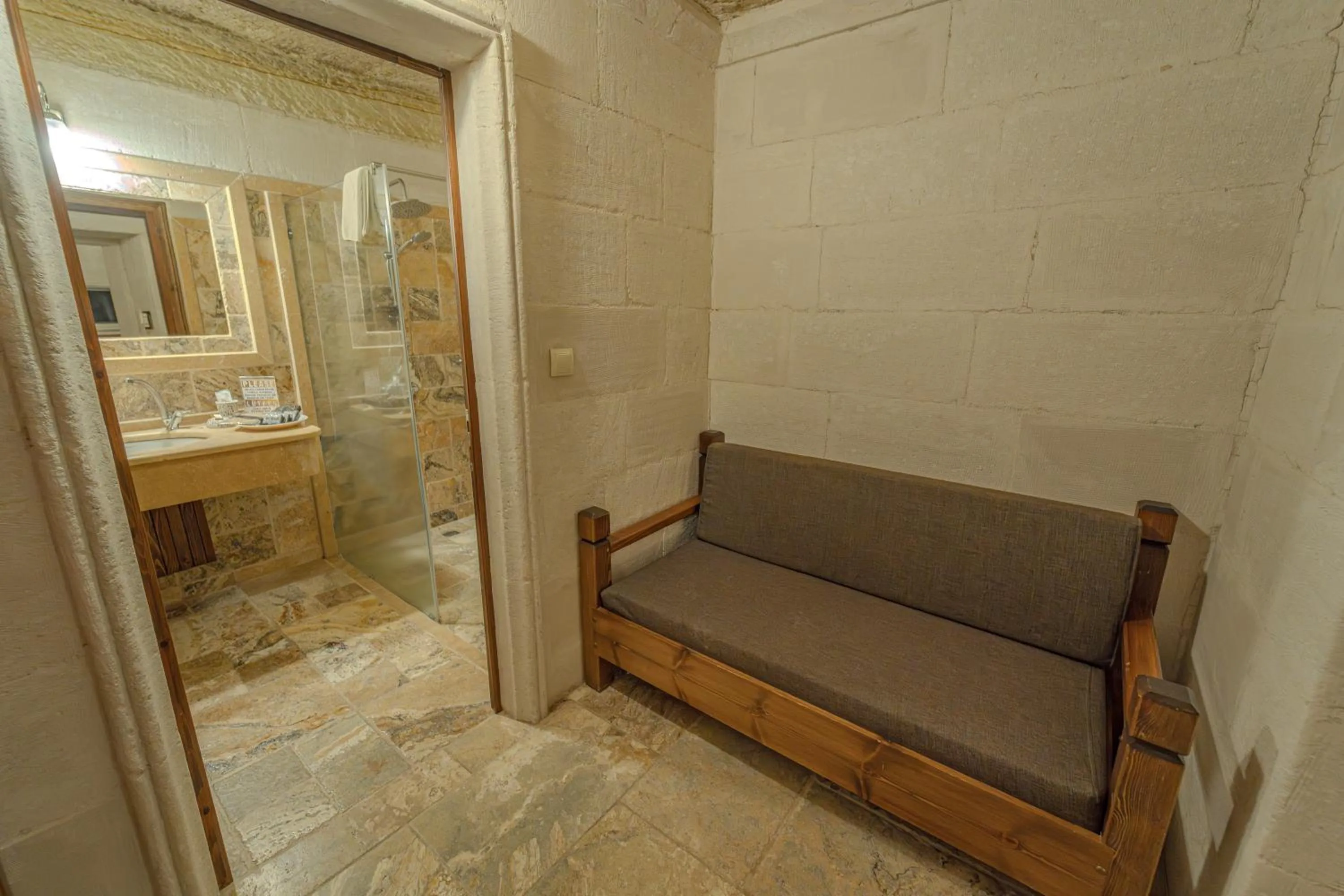 Bathroom in Zara Cave Hotel