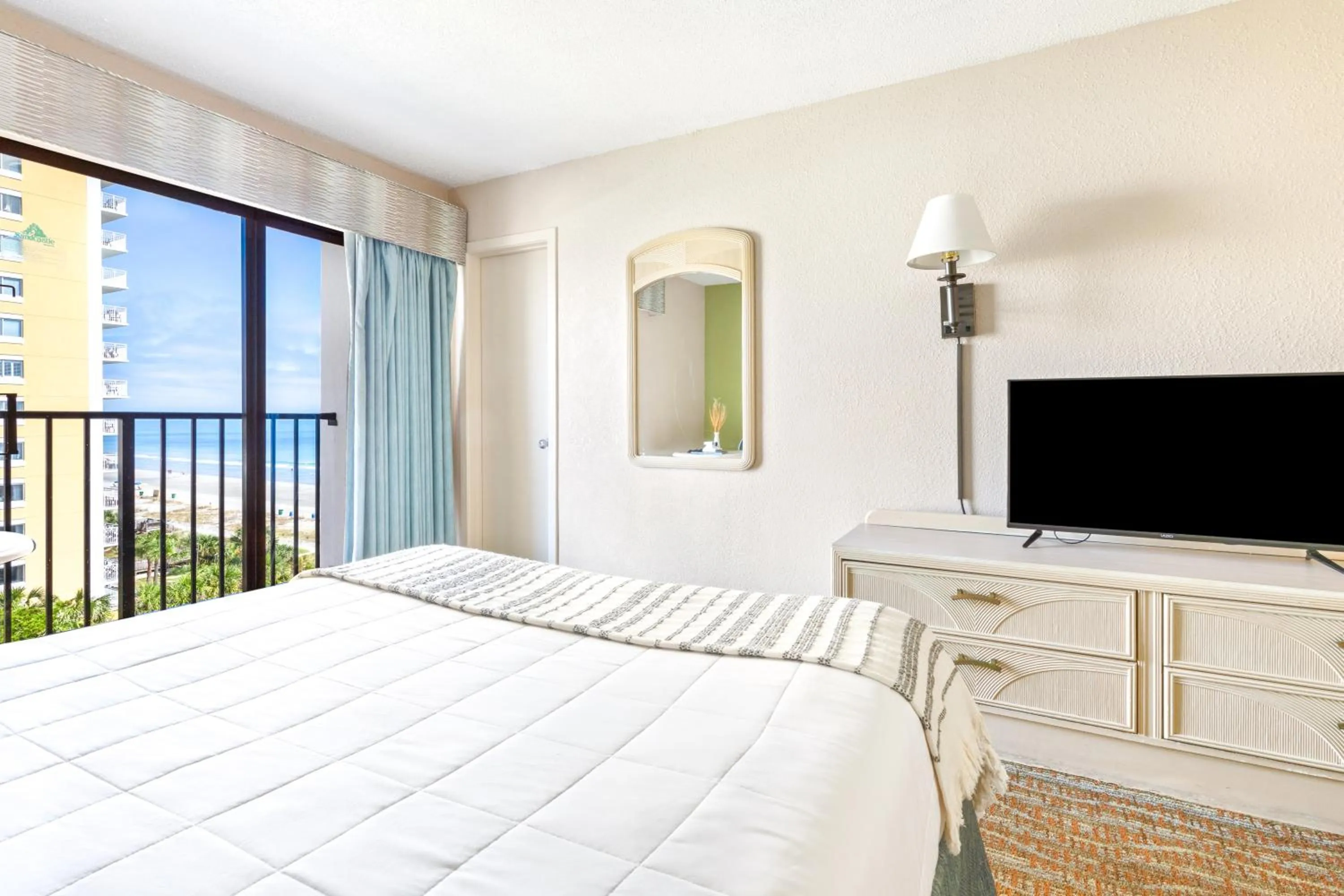 Bedroom in Sandcastle Oceanfront Resort at the Pavilion