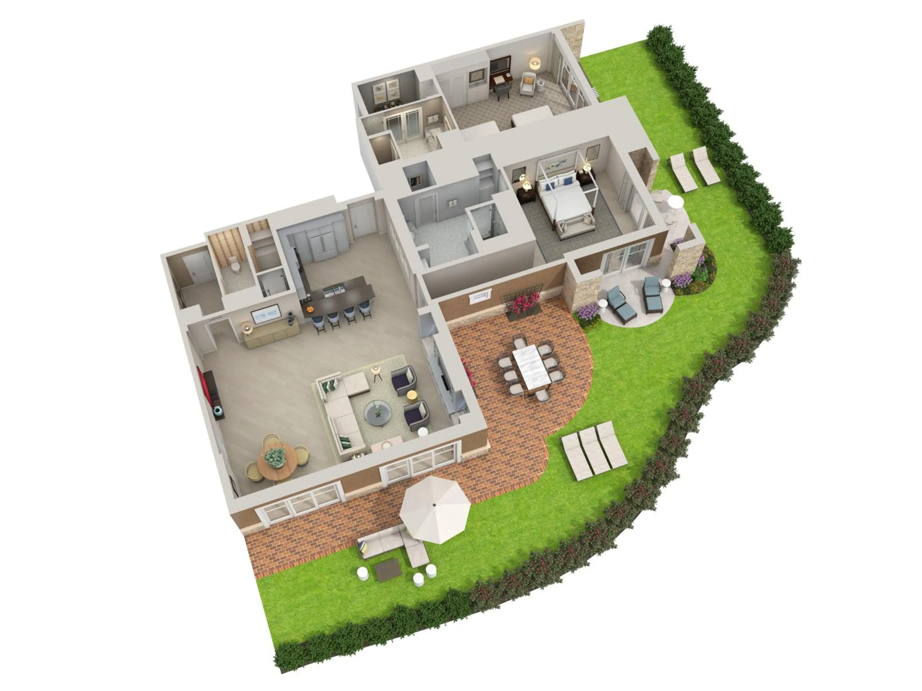 Floor plan in Montage Laguna Beach