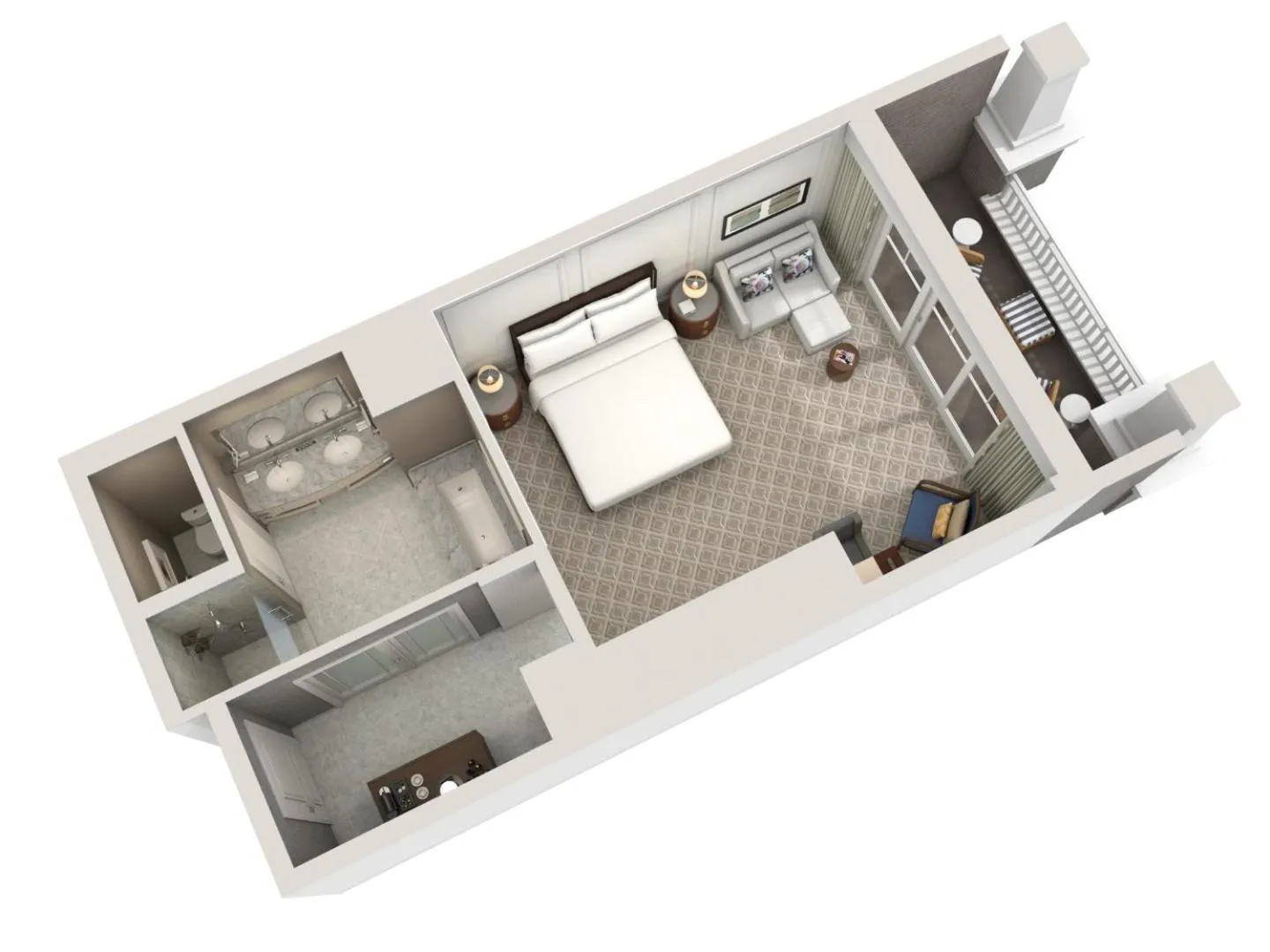 Floor plan in Montage Laguna Beach